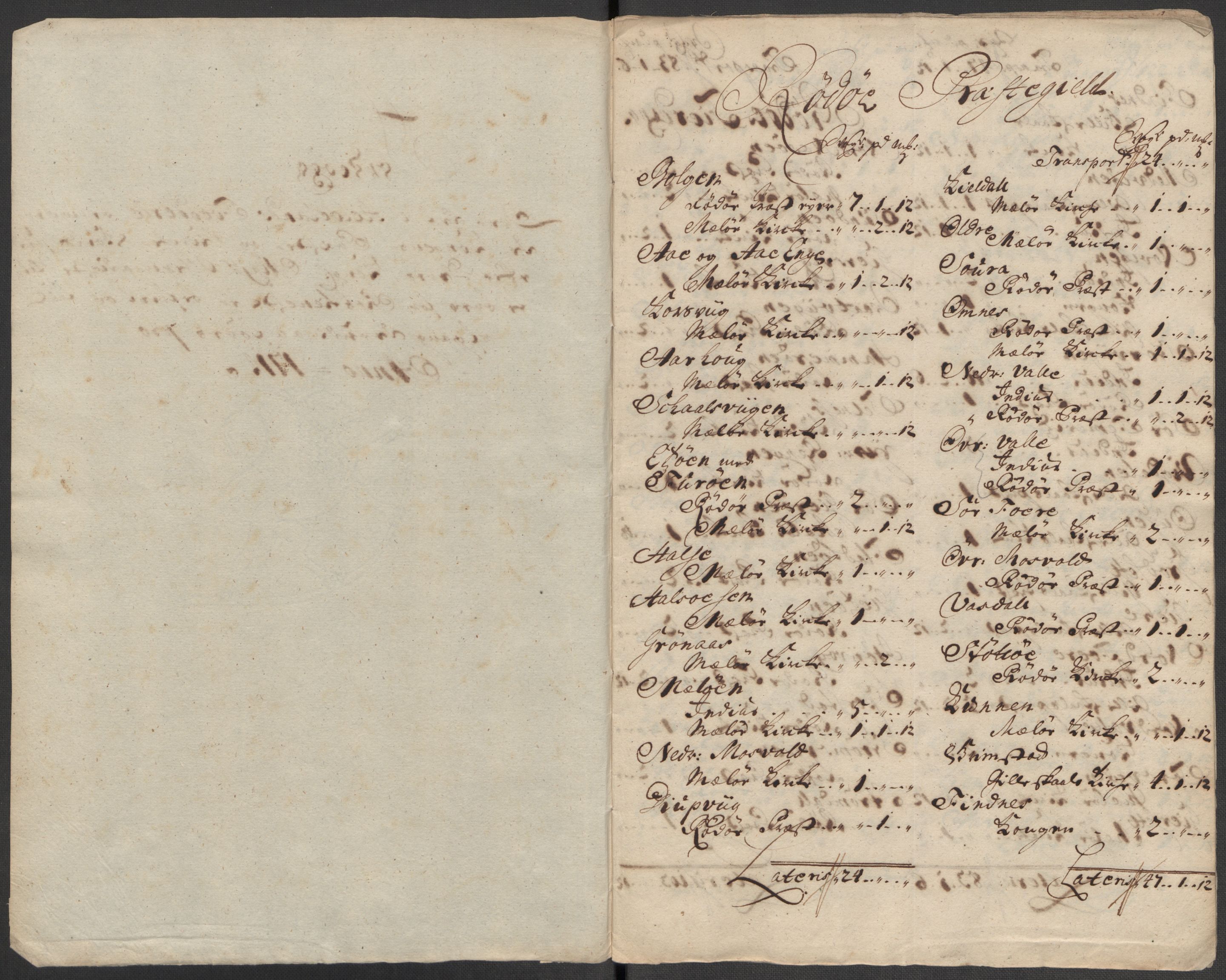 Rentekammeret inntil 1814, Reviderte regnskaper, Fogderegnskap, RA/EA-4092/R65/L4513: Fogderegnskap Helgeland, 1714-1715, p. 94