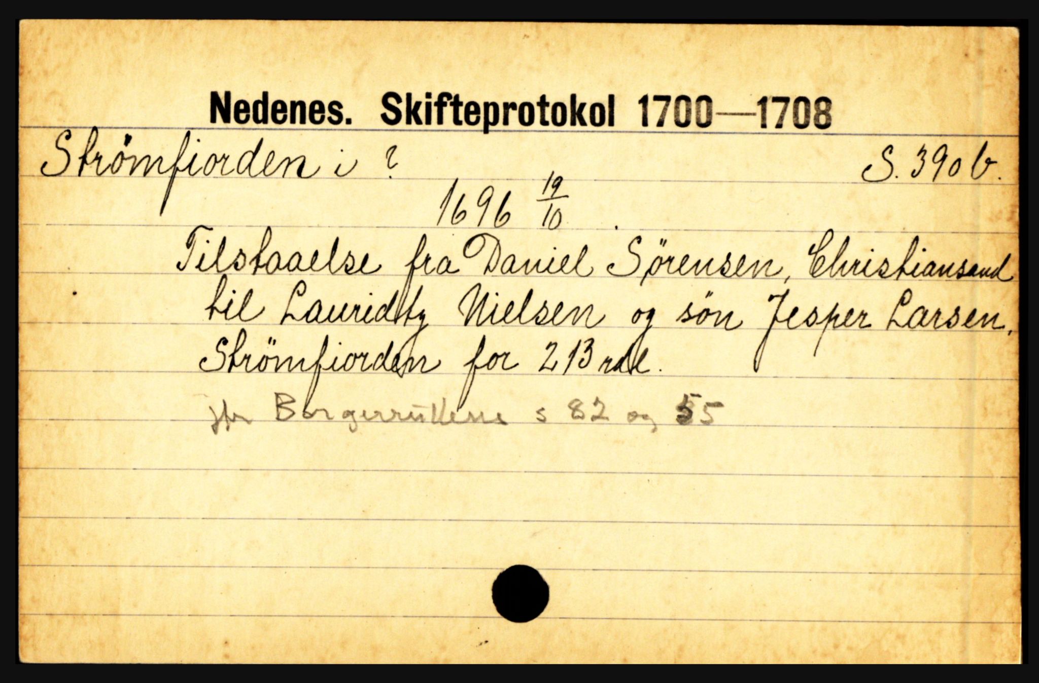 Nedenes sorenskriveri før 1824, AV/SAK-1221-0007/H, p. 28551