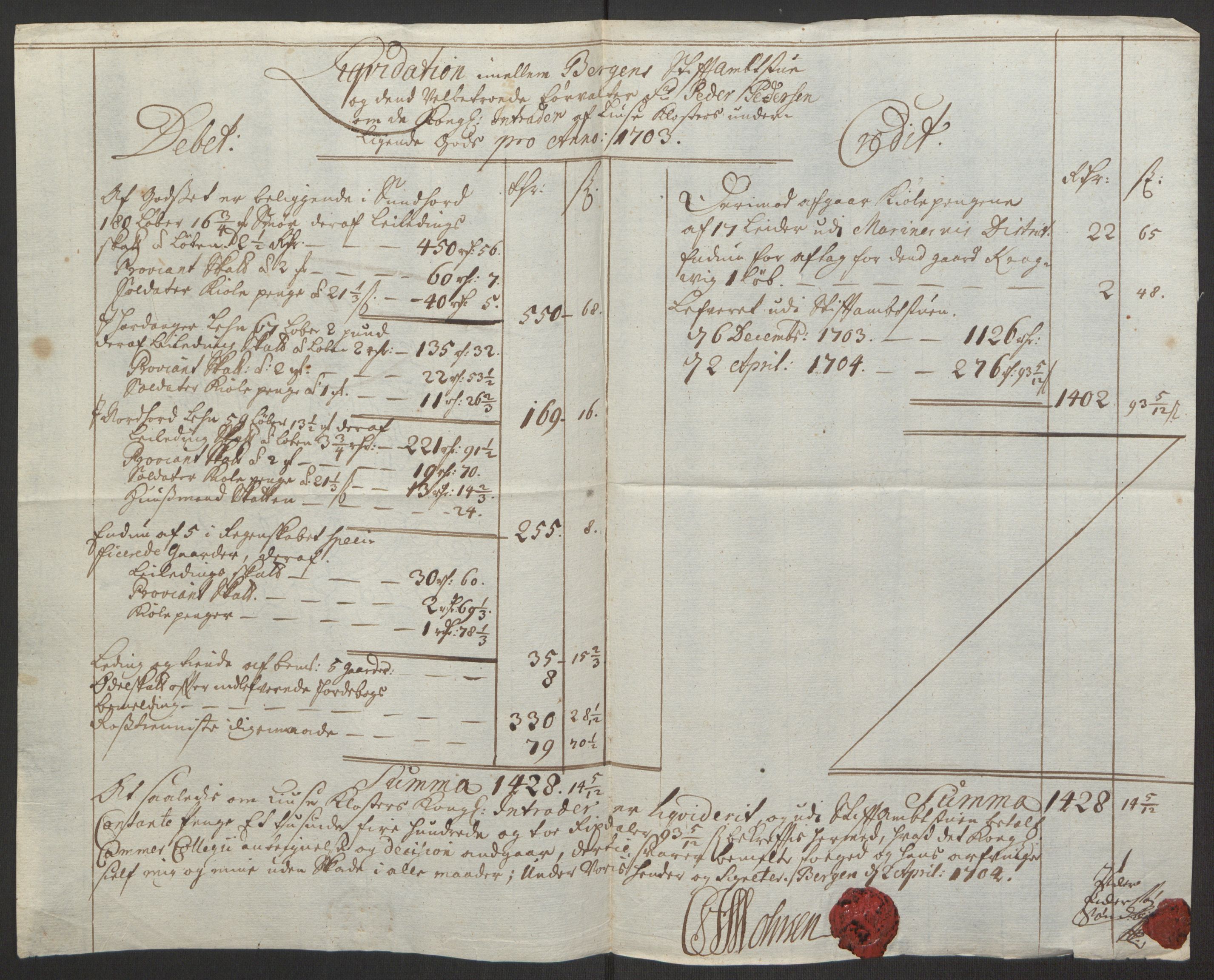 Rentekammeret inntil 1814, Reviderte regnskaper, Fogderegnskap, RA/EA-4092/R50/L3159: Fogderegnskap Lyse kloster, 1691-1709, p. 179