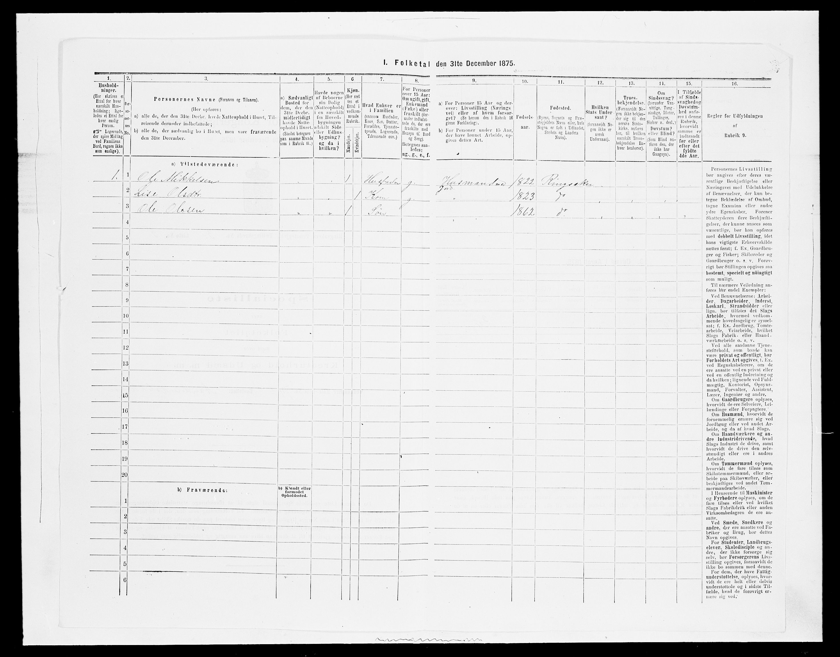 SAH, 1875 census for 0412P Ringsaker, 1875, p. 624