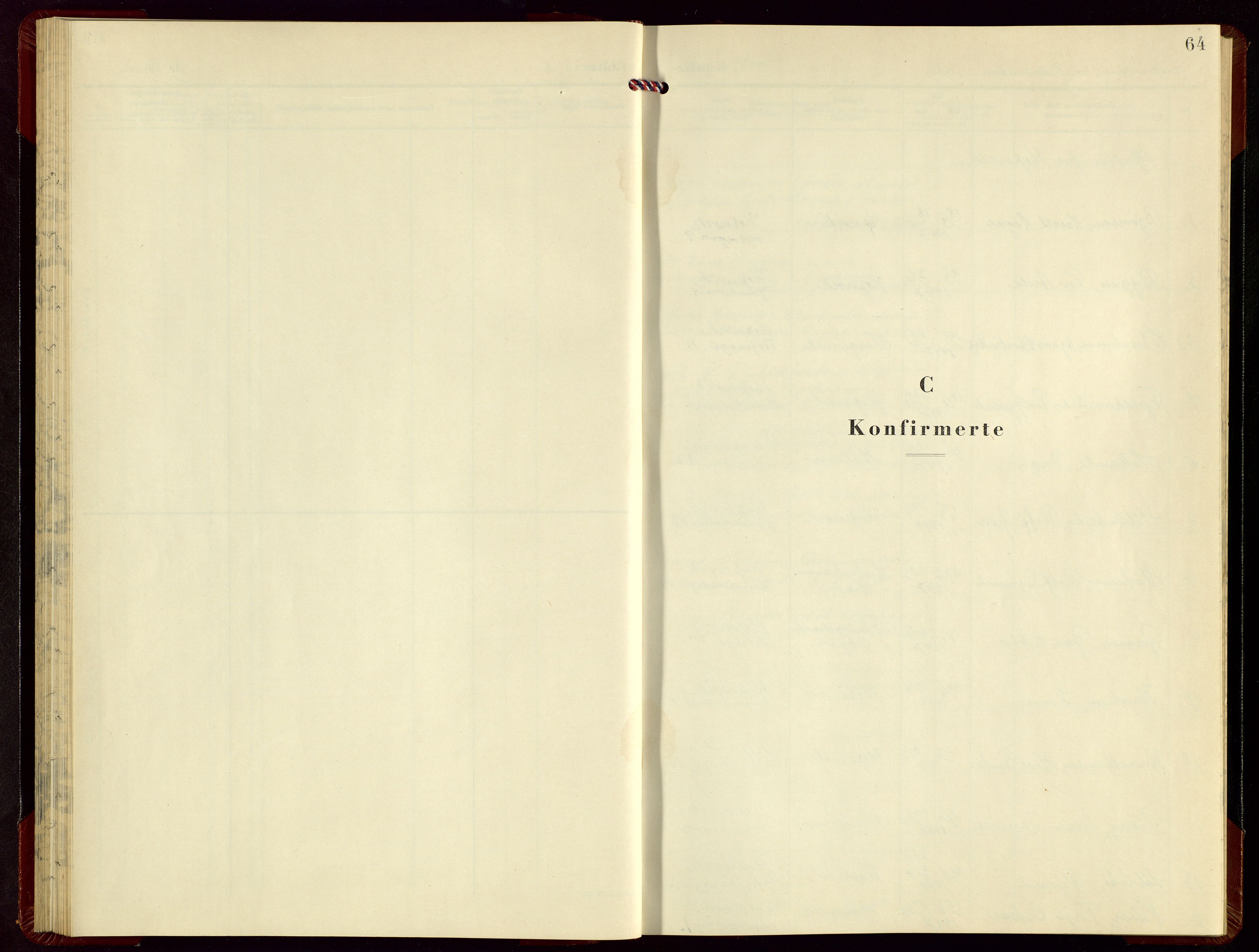Kopervik sokneprestkontor, SAST/A-101850/H/Ha/Hab/L0010: Parish register (copy) no. B 10, 1948-1962, p. 64
