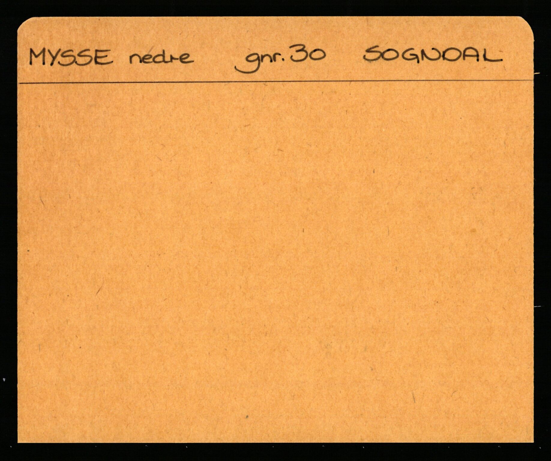 Statsarkivet i Stavanger, AV/SAST-A-101971/03/Y/Ym/L0040: Åstedskort sortert etter gårdsnavn: Mykje - Navrestad, 1600-1950, p. 84