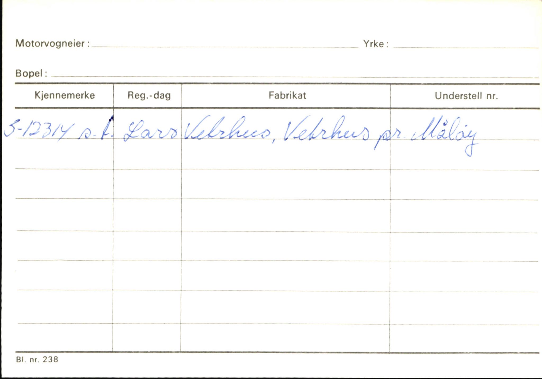 Statens vegvesen, Sogn og Fjordane vegkontor, AV/SAB-A-5301/4/F/L0145: Registerkort Vågsøy S-Å. Årdal I-P, 1945-1975, p. 595