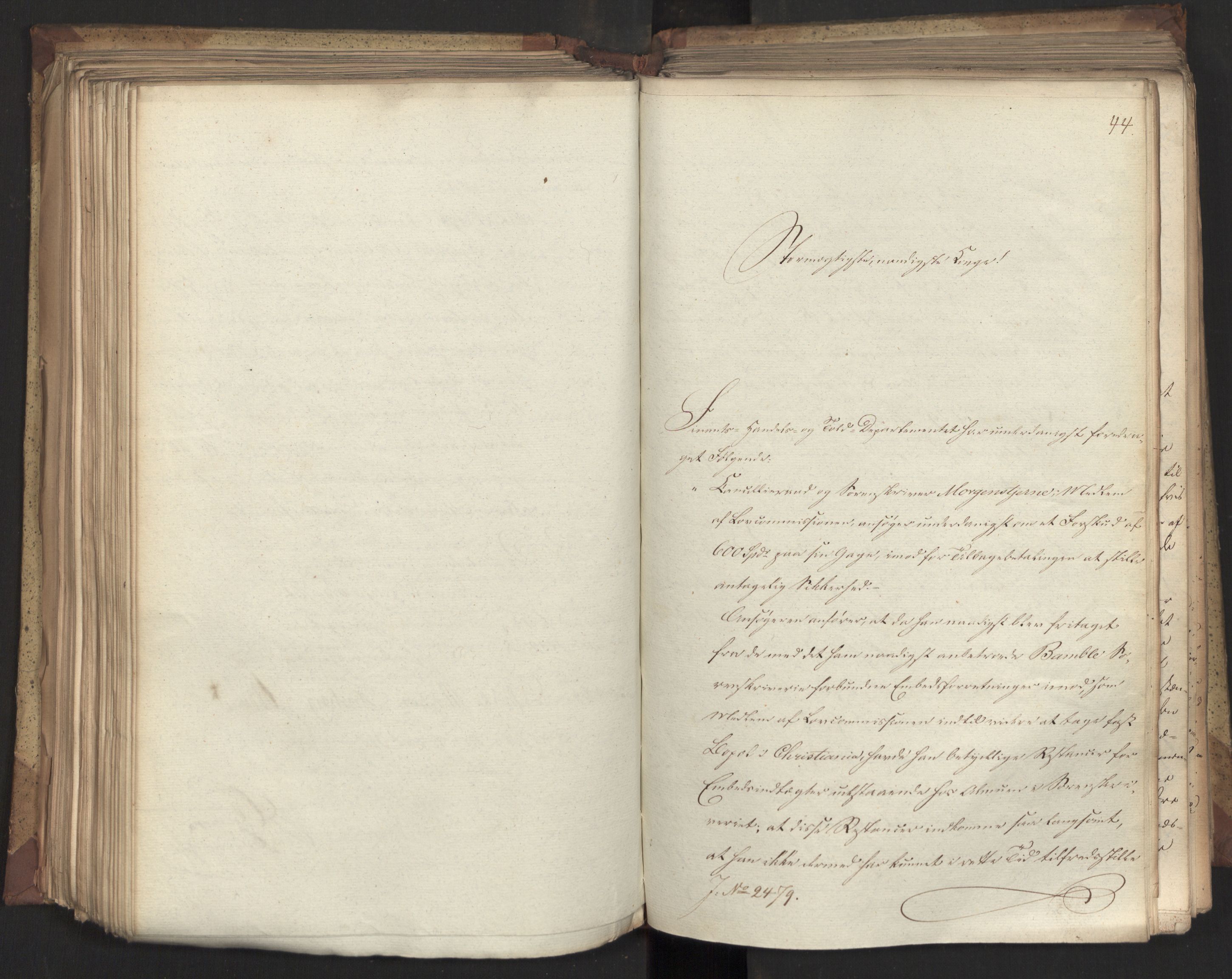 Statsrådsavdelingen i Stockholm, RA/S-1003/D/Da/L0079: Regjeringsinnstillinger nr. 2400-2549, 1832, p. 261