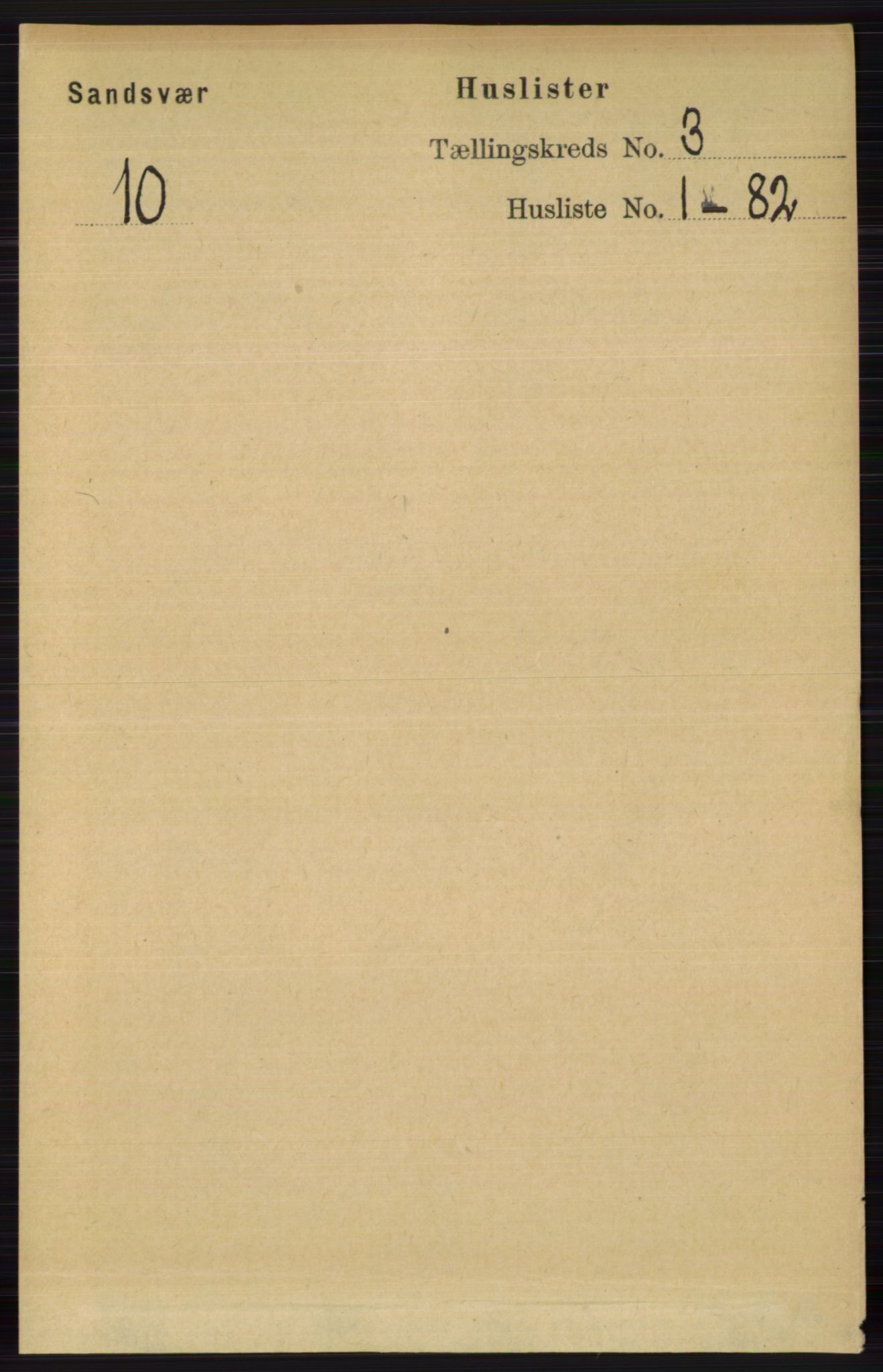 RA, 1891 census for 0629 Sandsvær, 1891, p. 1201