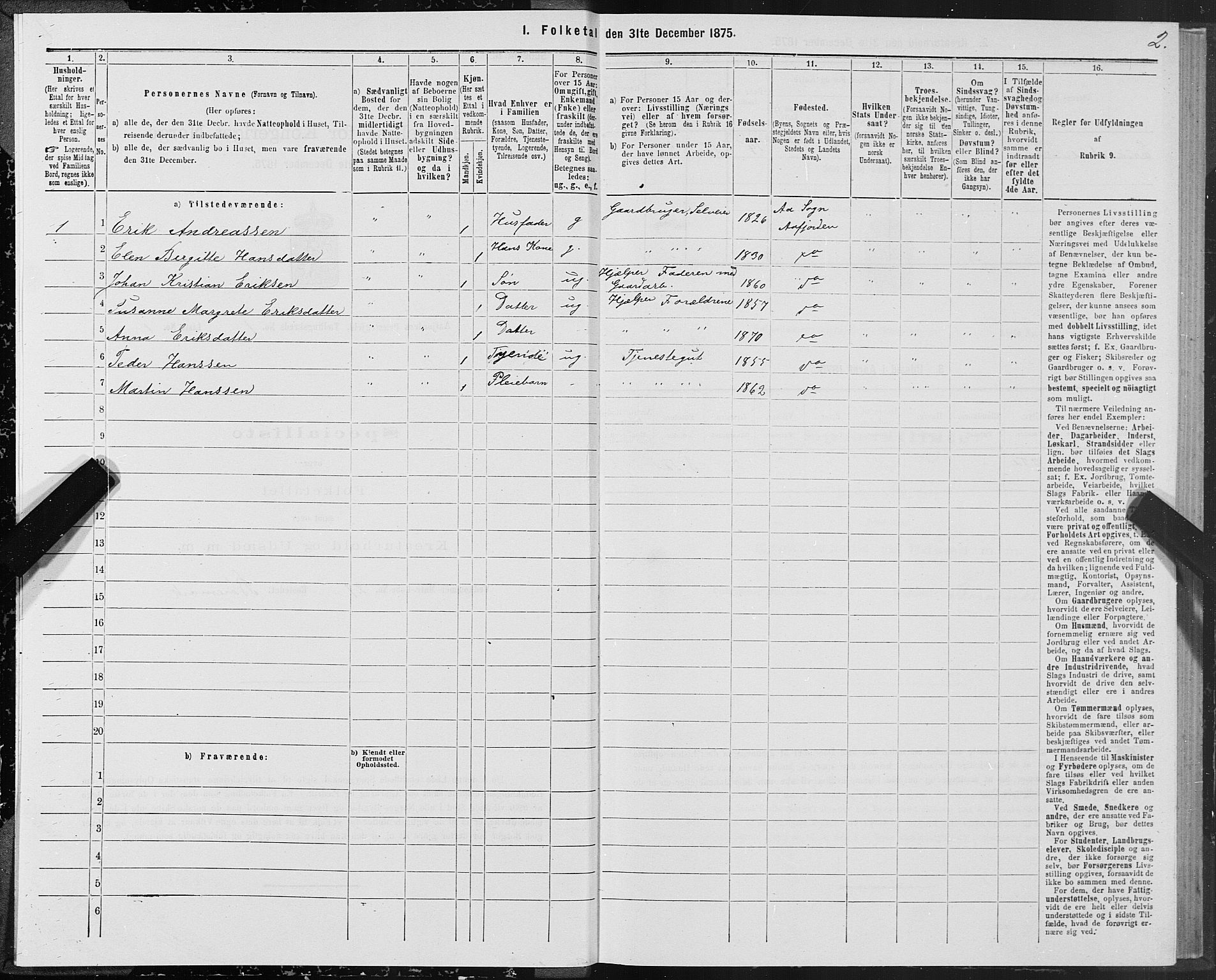 SAT, 1875 census for 1630P Aafjorden, 1875, p. 1002