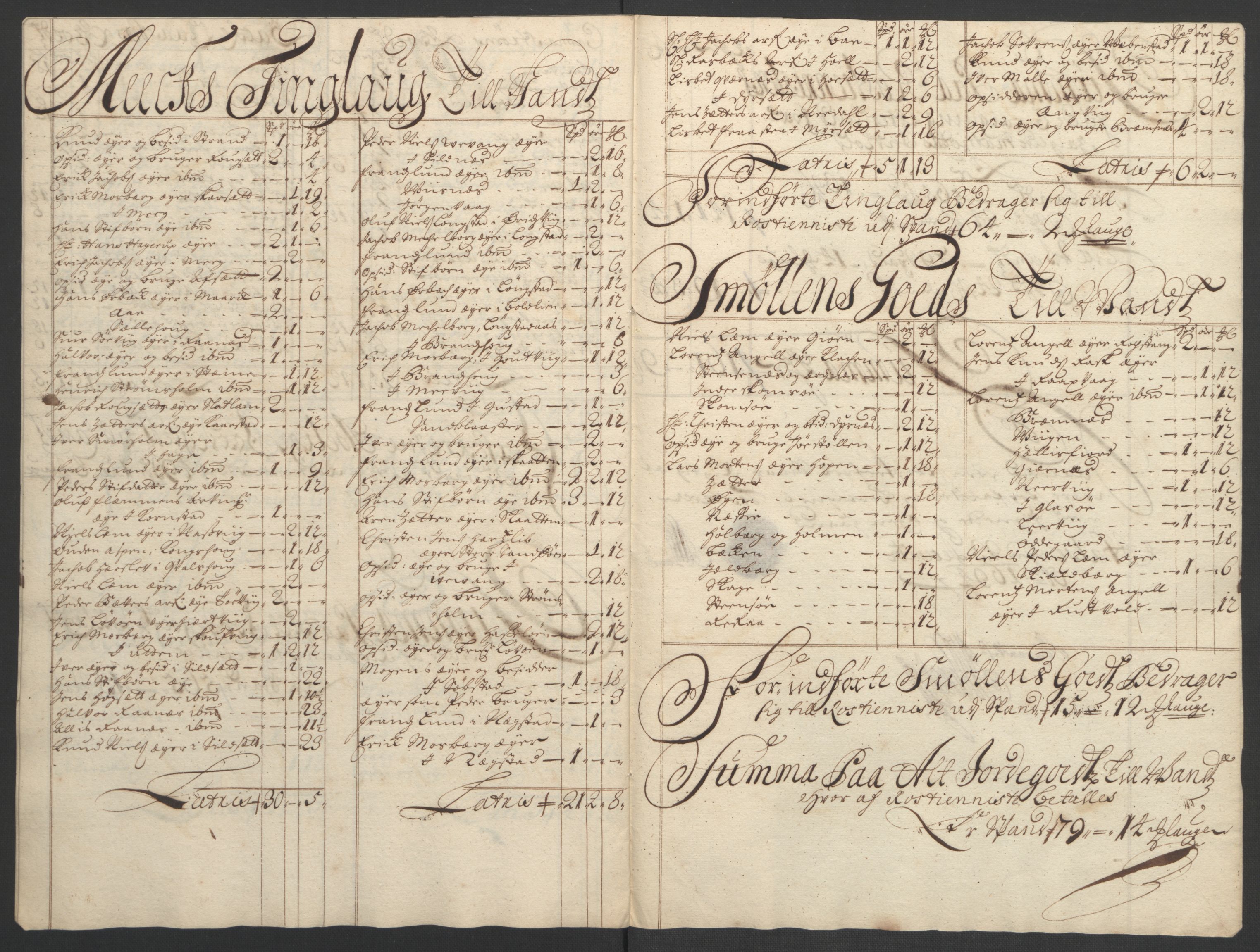 Rentekammeret inntil 1814, Reviderte regnskaper, Fogderegnskap, RA/EA-4092/R56/L3736: Fogderegnskap Nordmøre, 1694-1696, p. 84