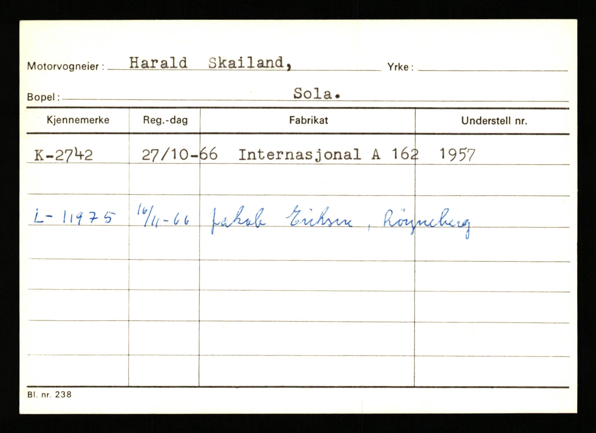 Stavanger trafikkstasjon, AV/SAST-A-101942/0/G/L0001: Registreringsnummer: 0 - 5782, 1930-1971, p. 1865