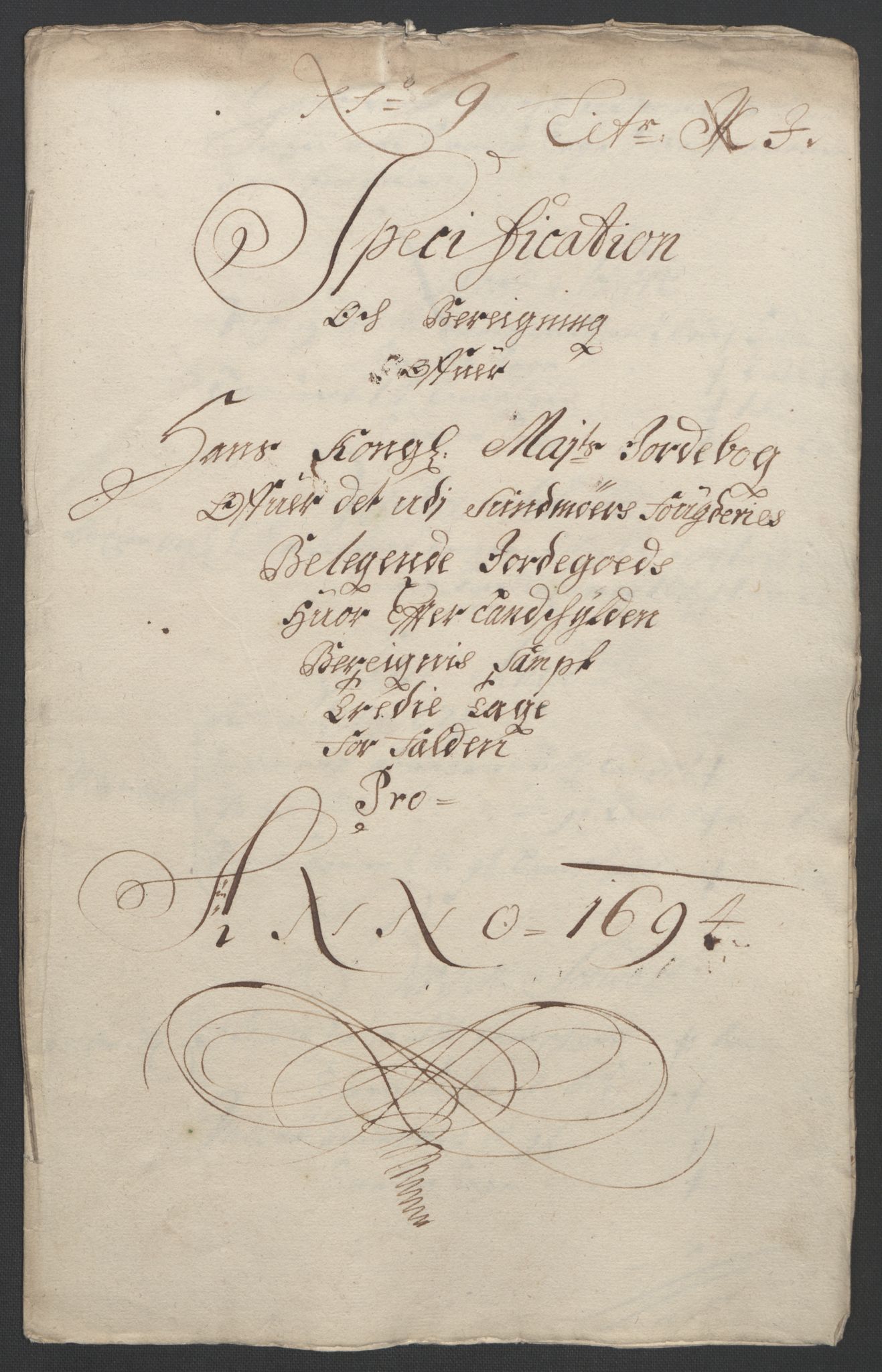 Rentekammeret inntil 1814, Reviderte regnskaper, Fogderegnskap, RA/EA-4092/R54/L3555: Fogderegnskap Sunnmøre, 1694-1695, p. 170
