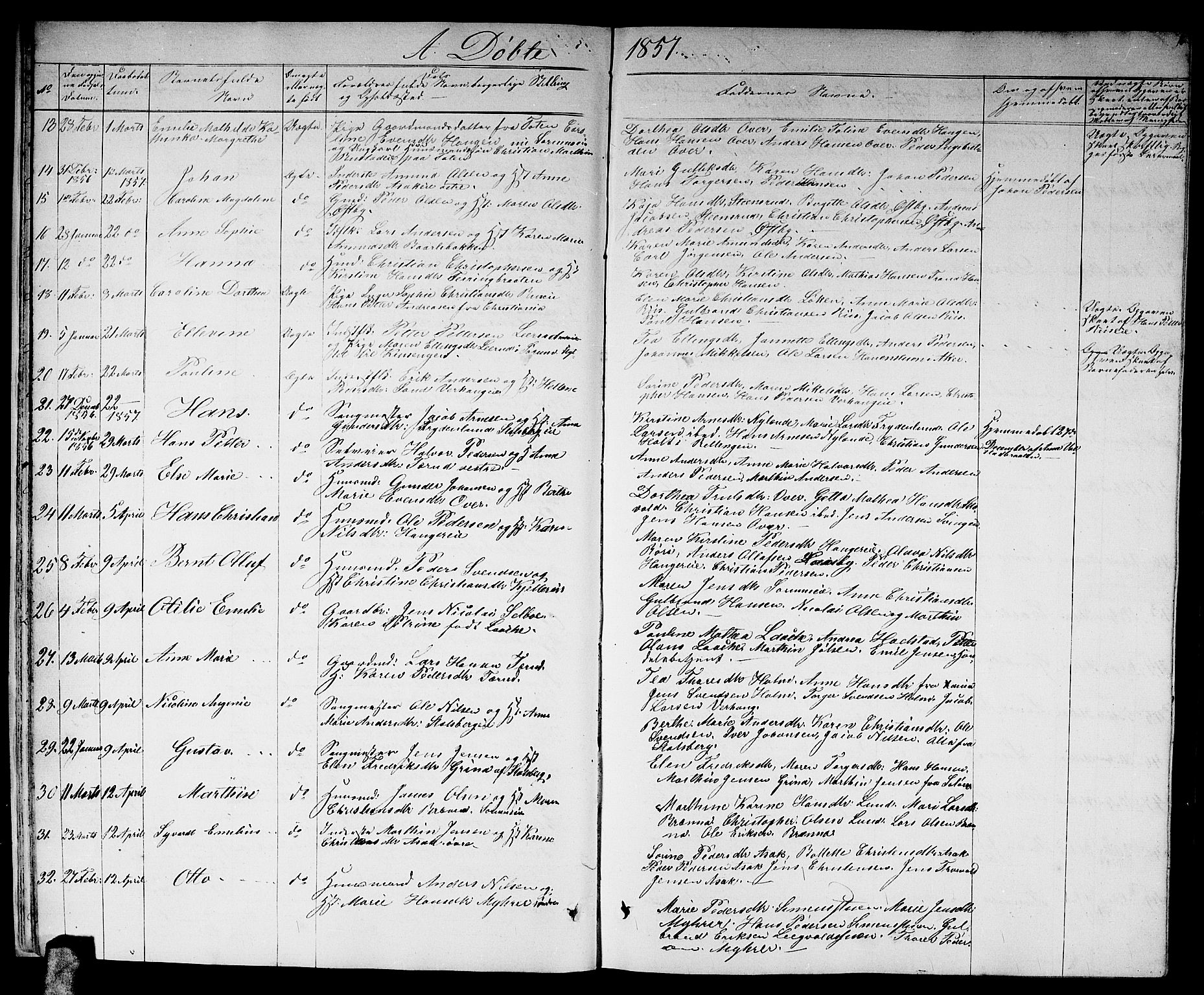 Skedsmo prestekontor Kirkebøker, SAO/A-10033a/G/Ga/L0002: Parish register (copy) no. I 2, 1855-1872, p. 16