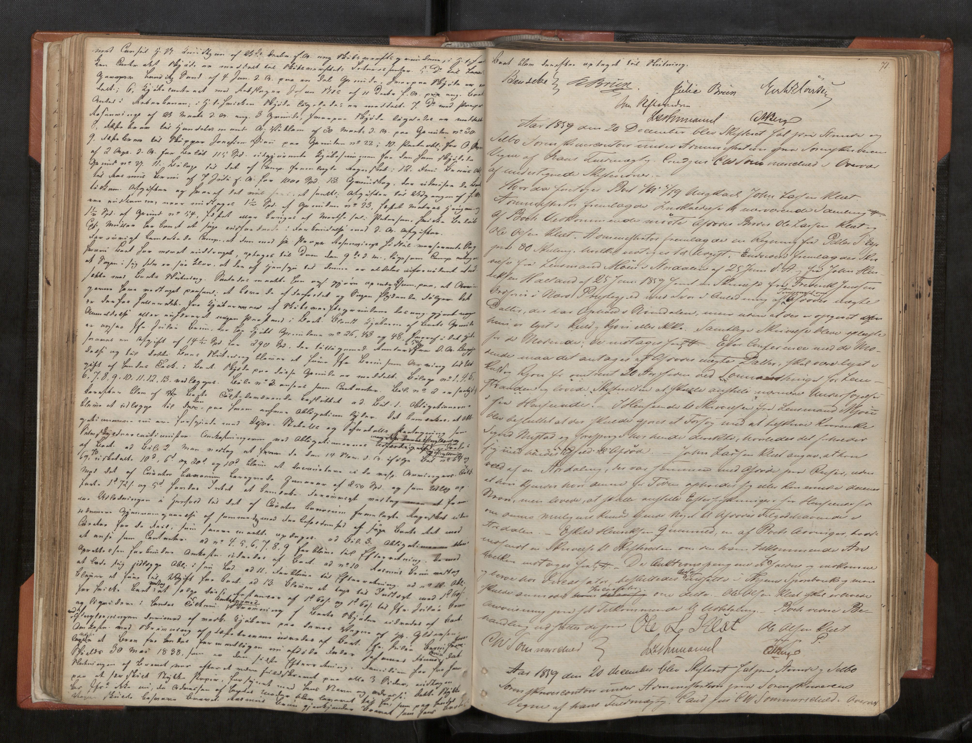 Strinda og Selbu sorenskriveri, AV/SAT-A-0015/3/3B/L0003: Skifteforhandlingsprot. 3 3, 1856-1874, p. 71