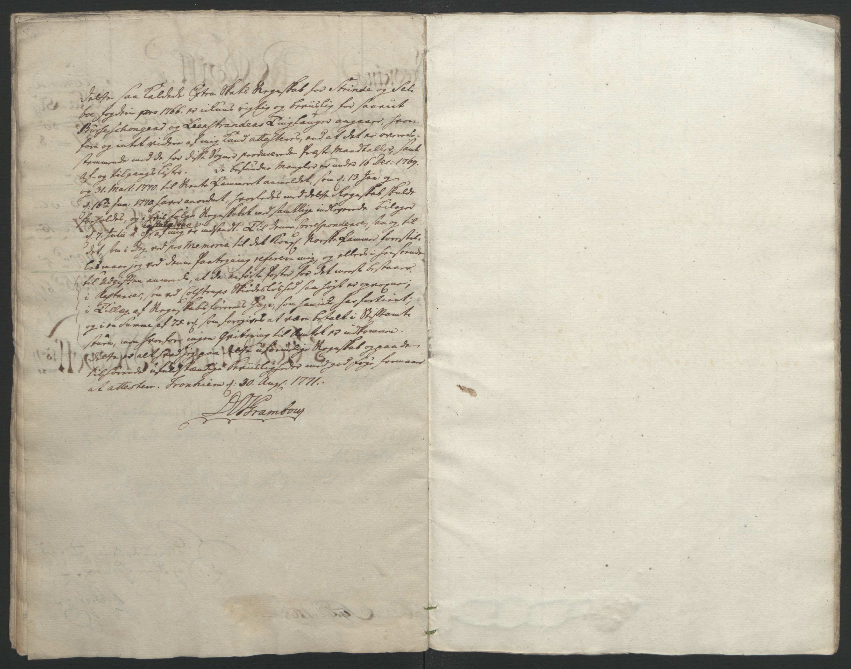 Rentekammeret inntil 1814, Reviderte regnskaper, Fogderegnskap, RA/EA-4092/R61/L4180: Ekstraskatten Strinda og Selbu, 1762-1767, p. 263