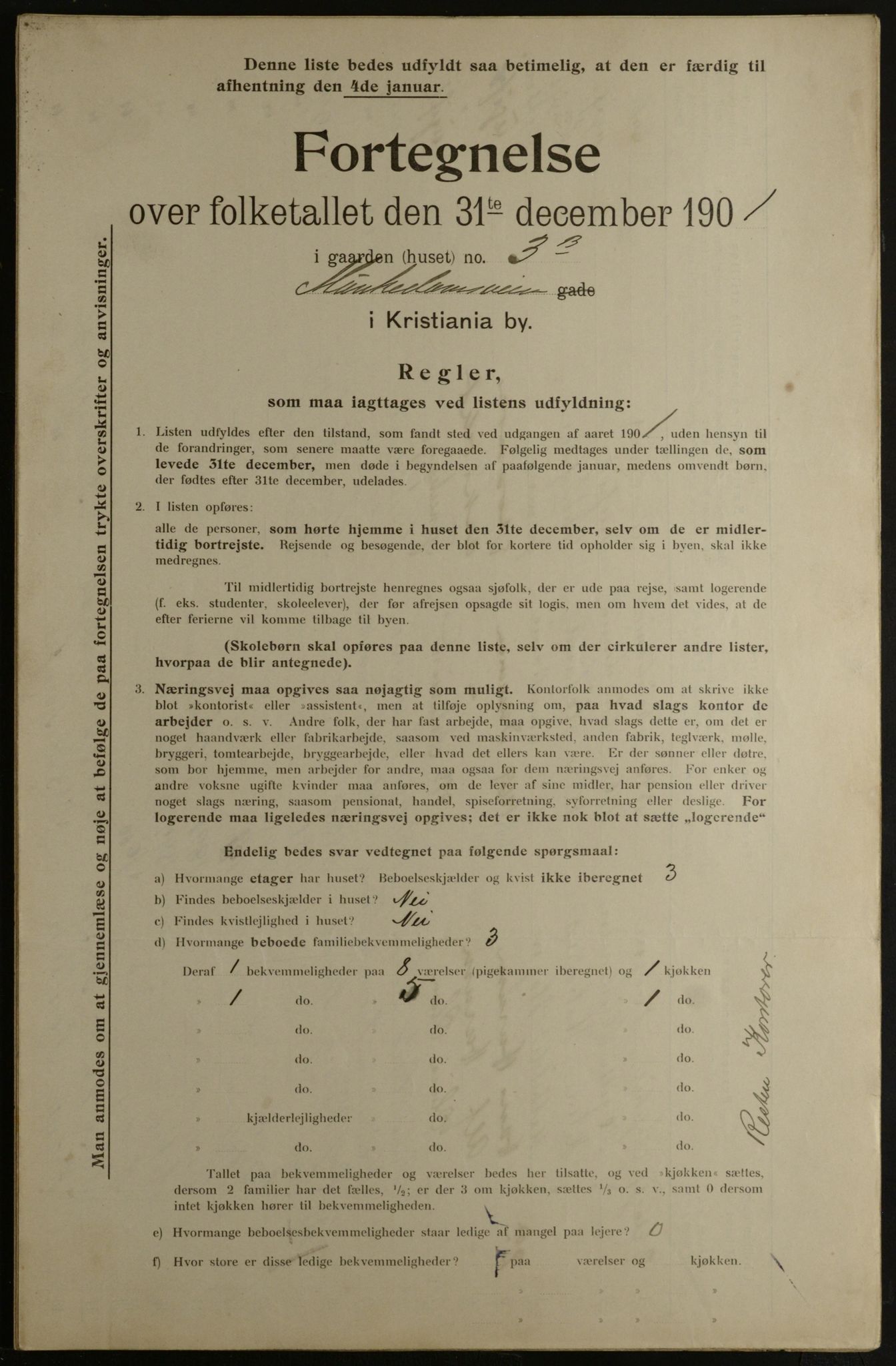 OBA, Municipal Census 1901 for Kristiania, 1901, p. 10243