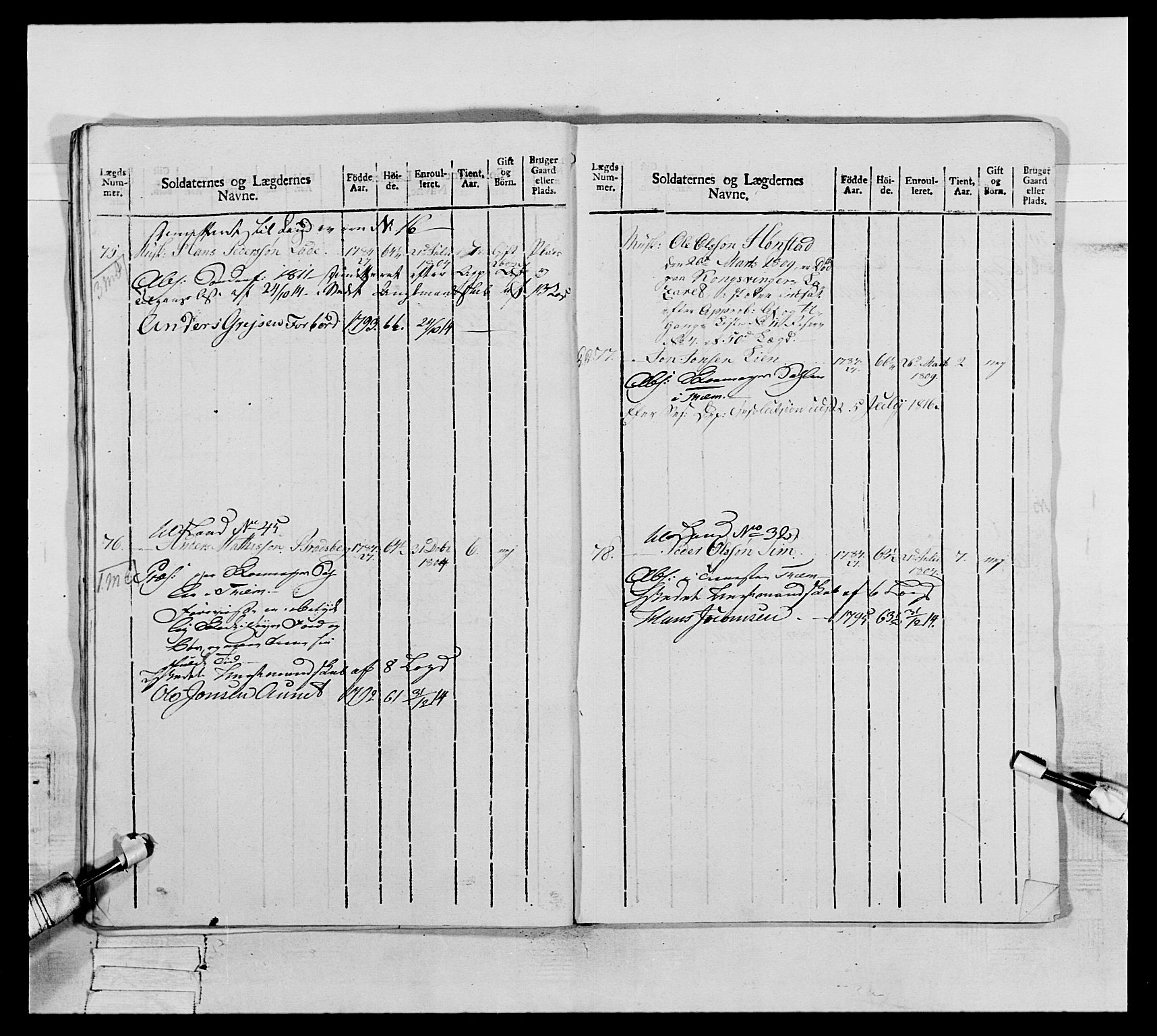Generalitets- og kommissariatskollegiet, Det kongelige norske kommissariatskollegium, AV/RA-EA-5420/E/Eh/L0075c: 1. Trondheimske nasjonale infanteriregiment, 1811, p. 119