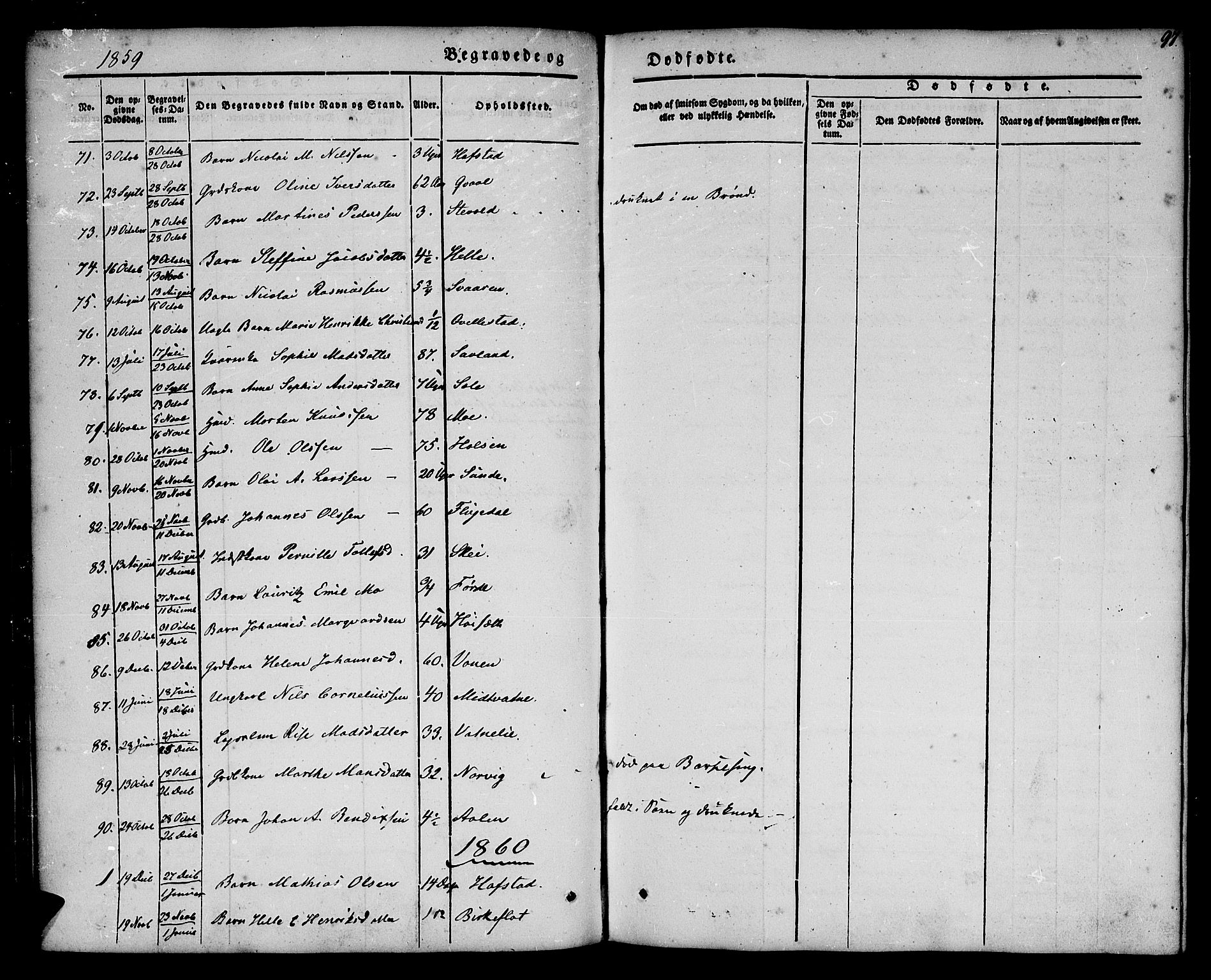 Førde sokneprestembete, SAB/A-79901/H/Haa/Haaa/L0008: Parish register (official) no. A 8, 1843-1860, p. 97