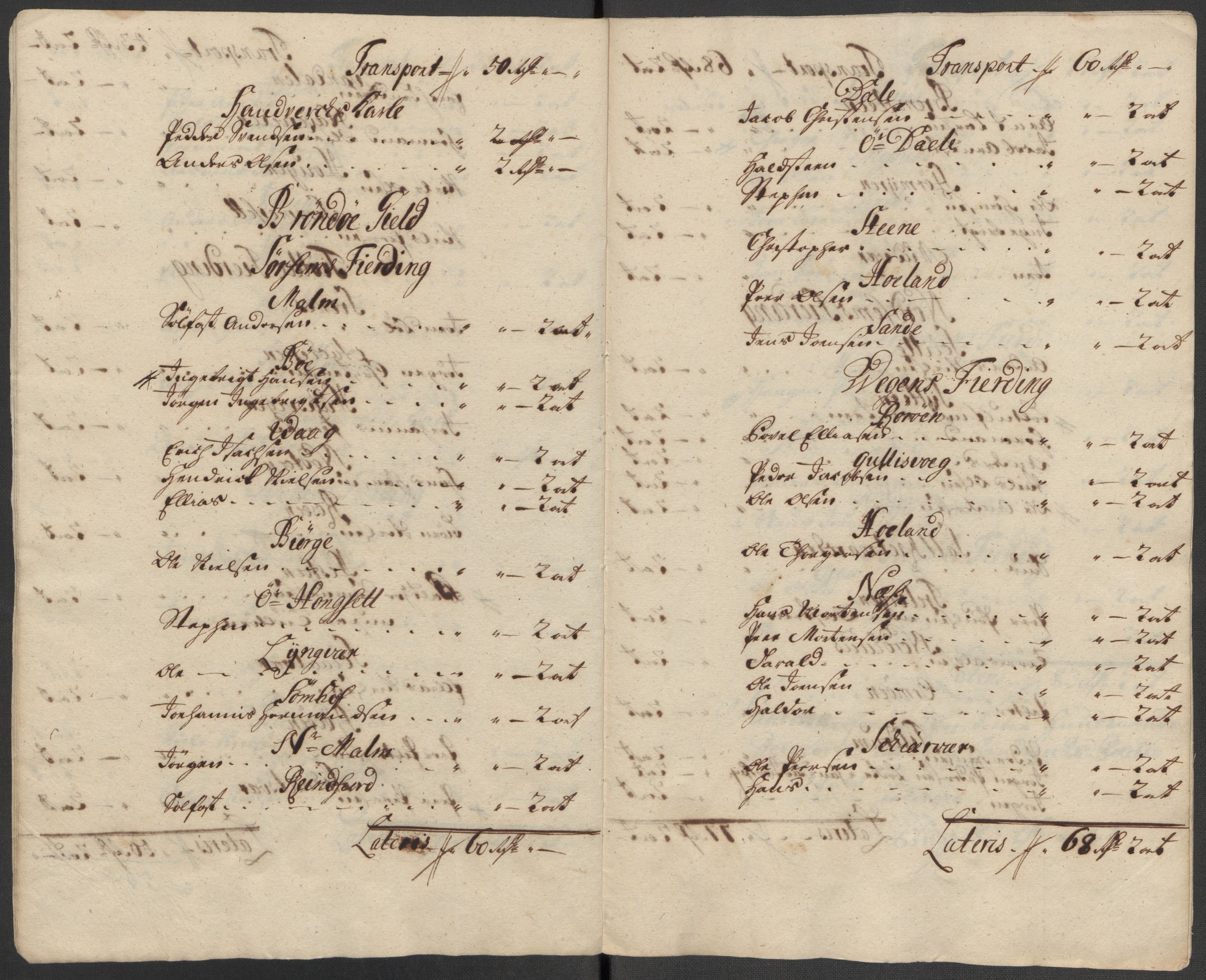 Rentekammeret inntil 1814, Reviderte regnskaper, Fogderegnskap, AV/RA-EA-4092/R65/L4513: Fogderegnskap Helgeland, 1714-1715, p. 107