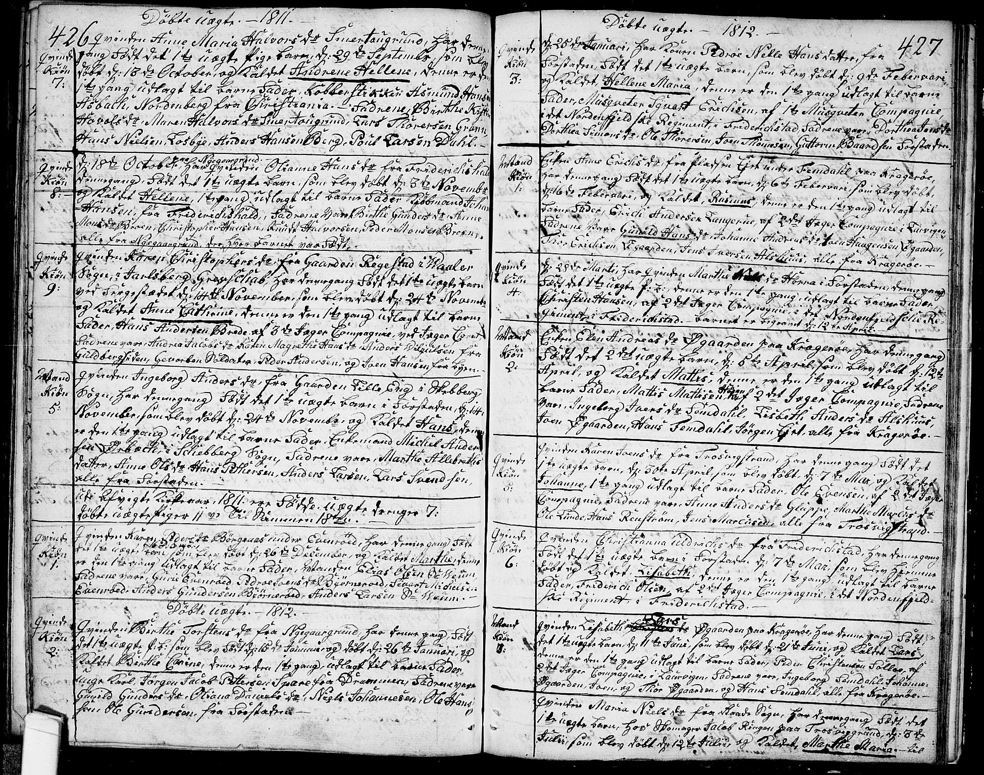 Glemmen prestekontor Kirkebøker, AV/SAO-A-10908/F/Fa/L0003: Parish register (official) no. 3, 1803-1815, p. 426-427