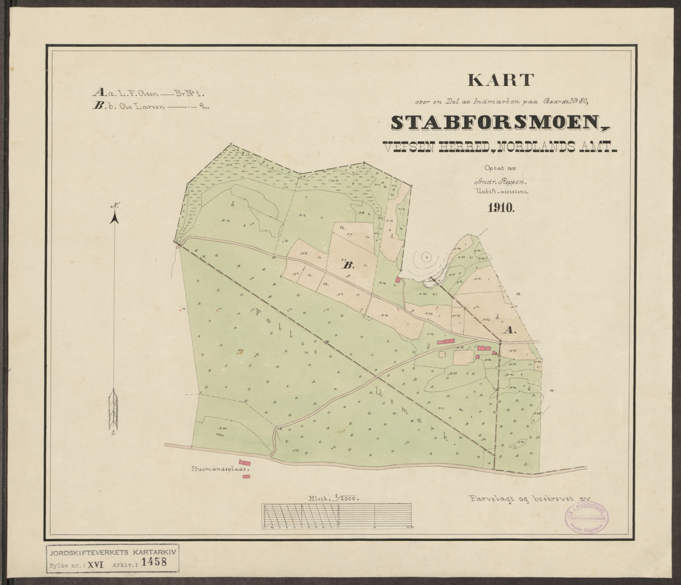 Jordskifteverkets kartarkiv, AV/RA-S-3929/T, 1859-1988, p. 1653