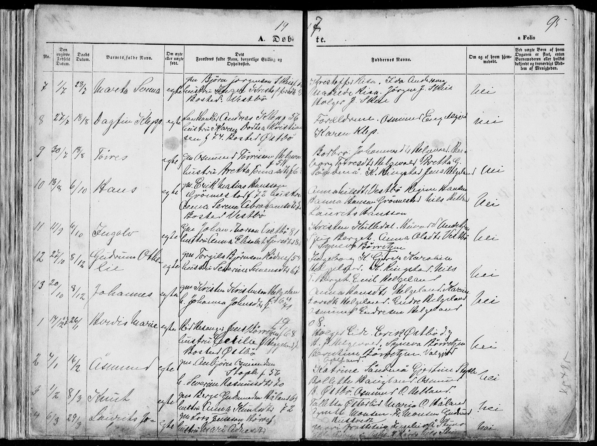 Vikedal sokneprestkontor, SAST/A-101840/01/V: Parish register (copy) no. B 10, 1864-1926, p. 95