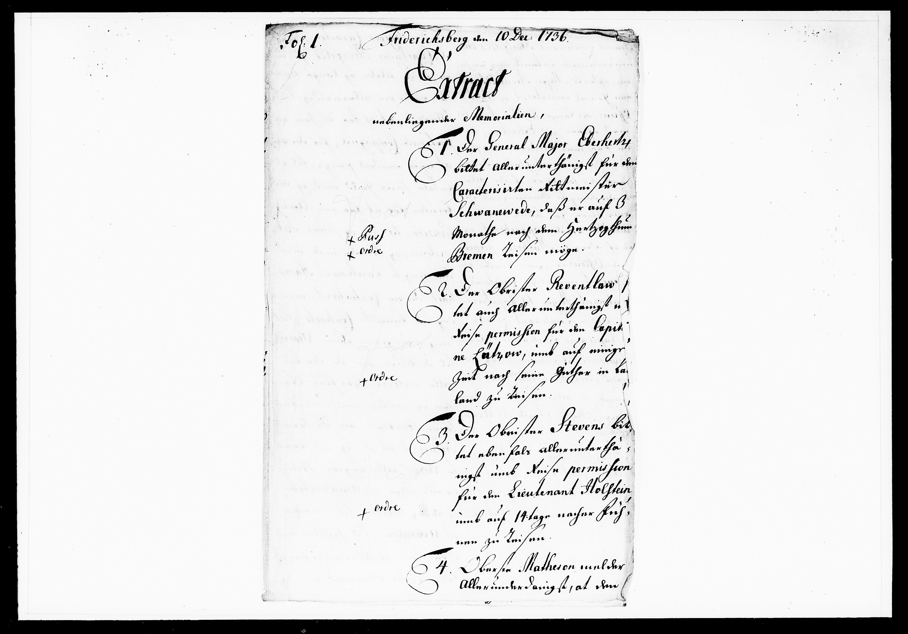 Krigskollegiet, Krigskancelliet, DRA/A-0006/-/1130-1137: Refererede sager, 1736, p. 451