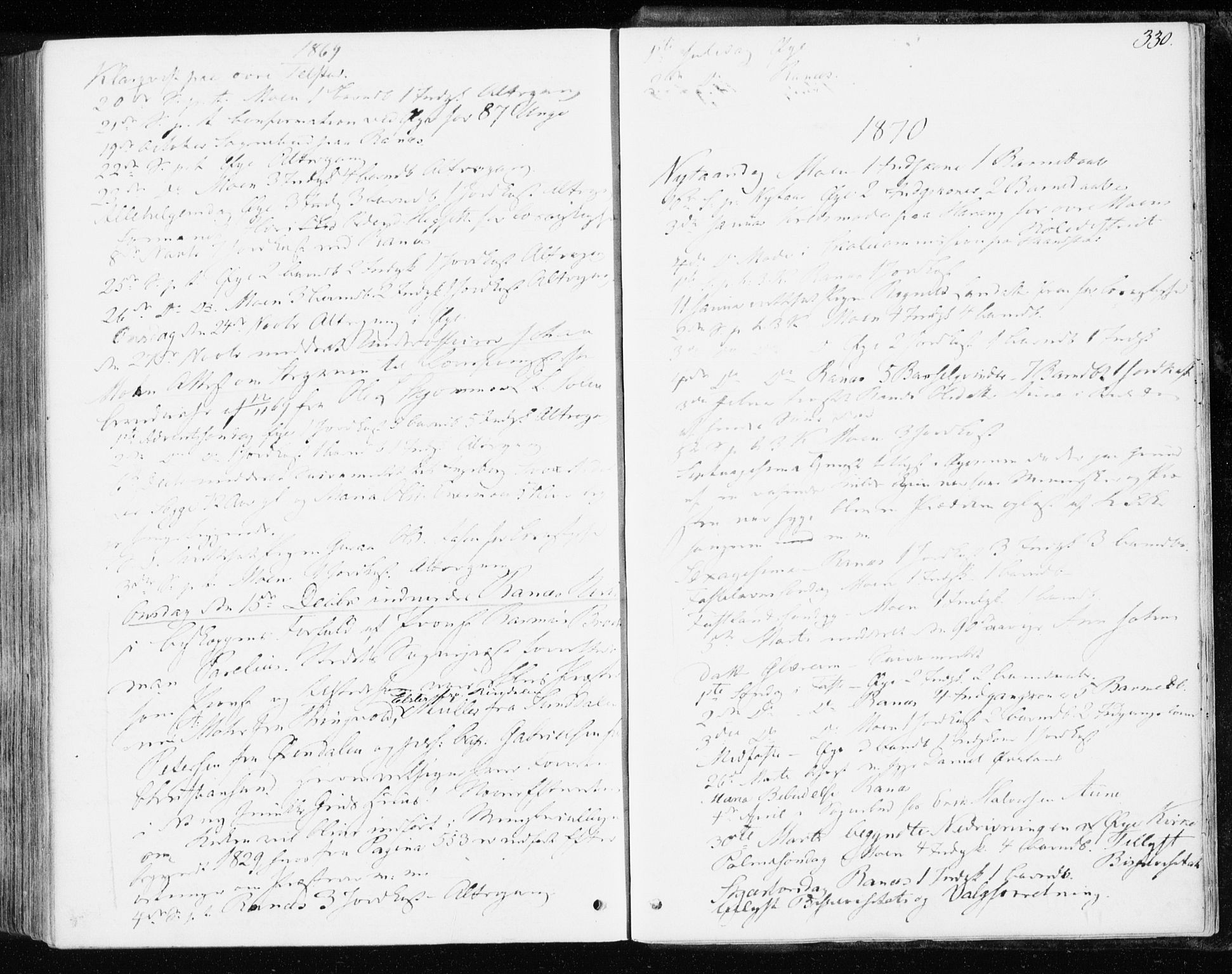 Ministerialprotokoller, klokkerbøker og fødselsregistre - Møre og Romsdal, SAT/A-1454/595/L1045: Parish register (official) no. 595A07, 1863-1873, p. 330