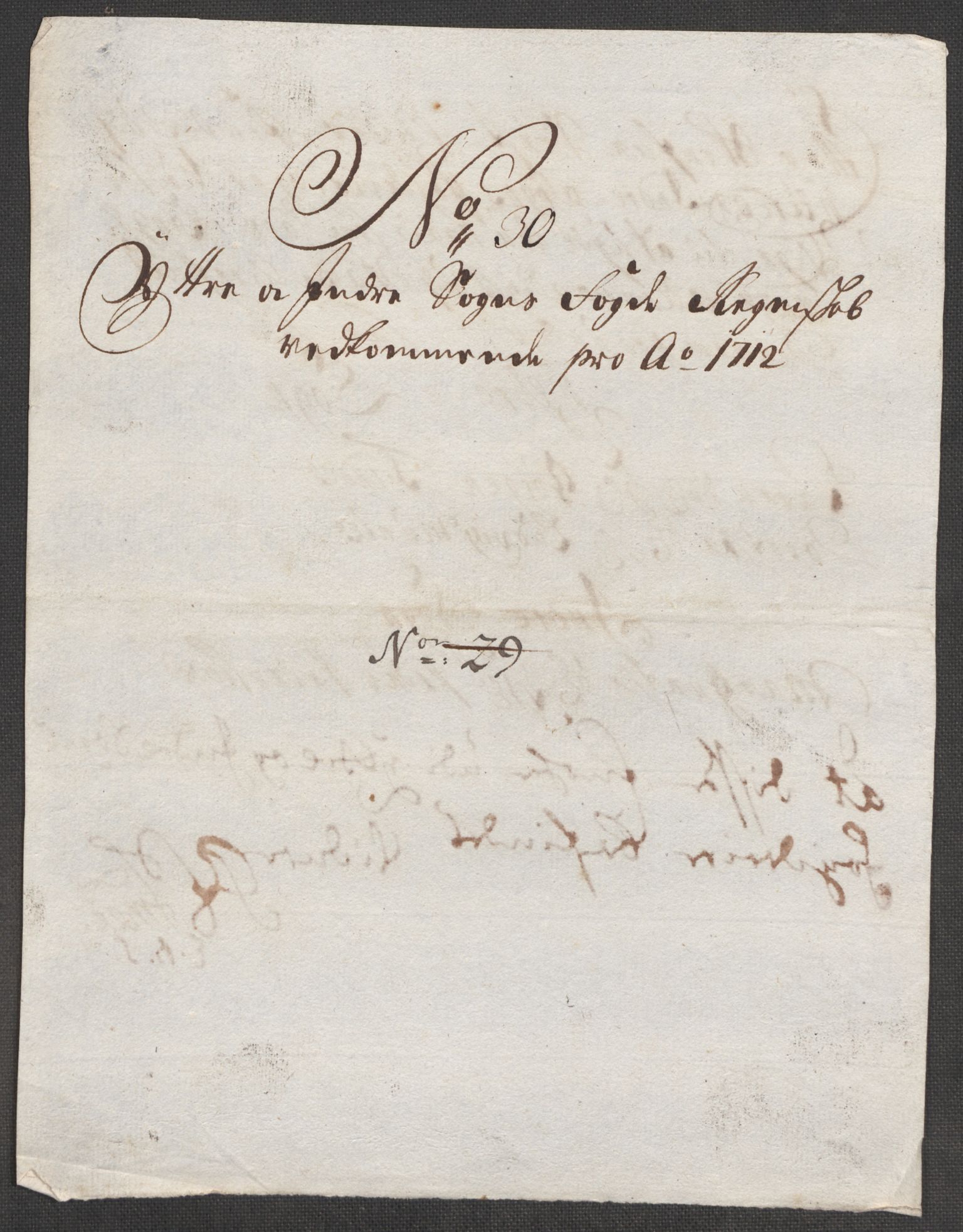 Rentekammeret inntil 1814, Reviderte regnskaper, Fogderegnskap, RA/EA-4092/R52/L3318: Fogderegnskap Sogn, 1712, p. 283