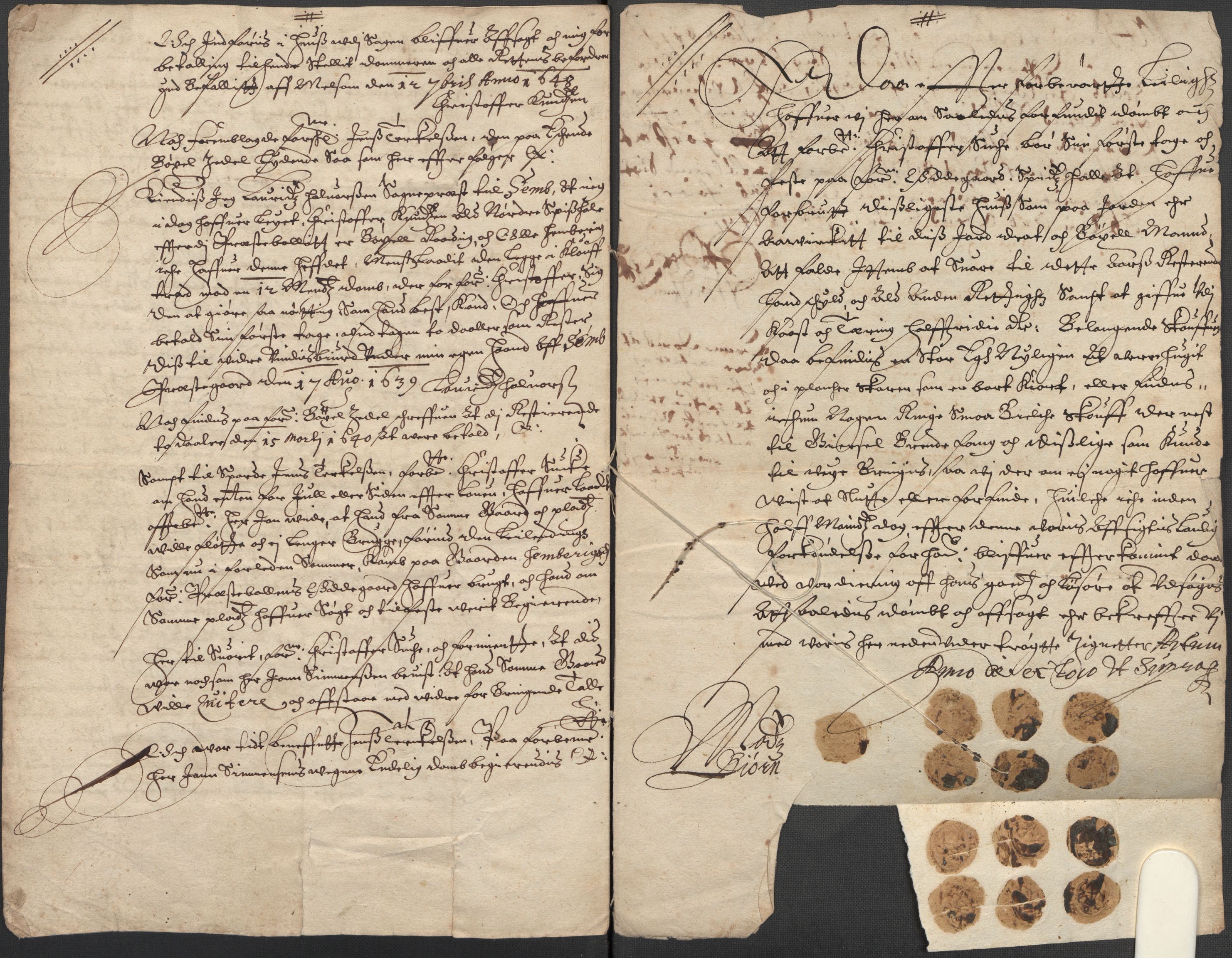 Riksarkivets diplomsamling, AV/RA-EA-5965/F15/L0024: Prestearkiv - Vestfold, 1619-1681, p. 119