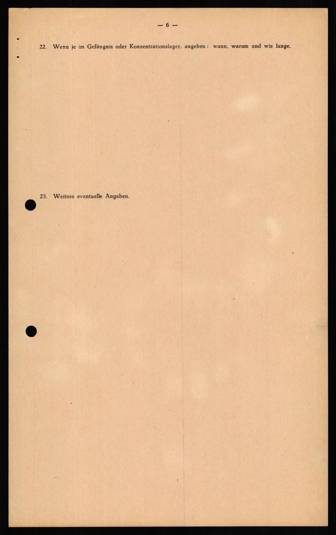 Forsvaret, Forsvarets overkommando II, AV/RA-RAFA-3915/D/Db/L0015: CI Questionaires. Tyske okkupasjonsstyrker i Norge. Tyskere., 1945-1946, p. 322