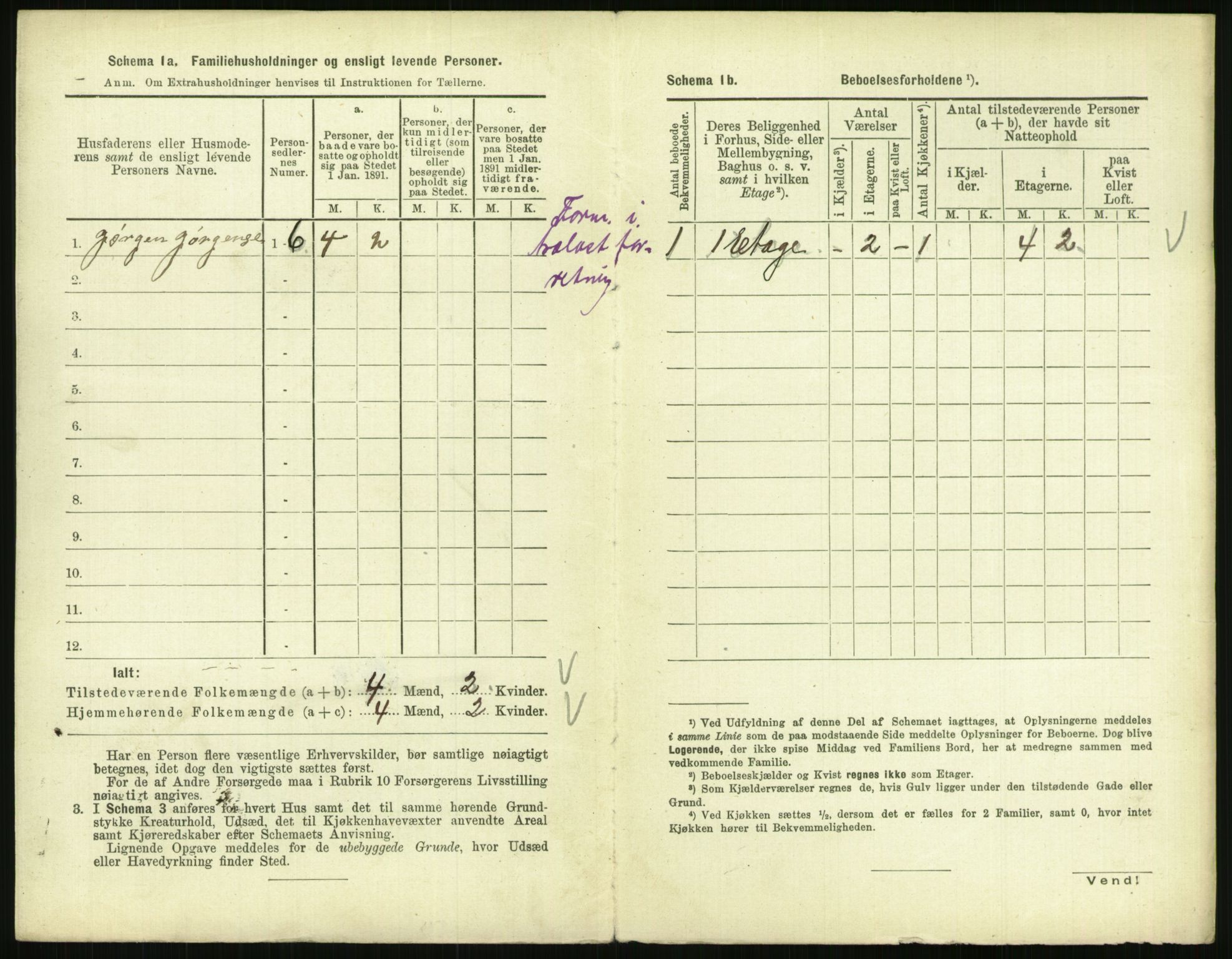 RA, 1891 census for 0801 Kragerø, 1891, p. 983