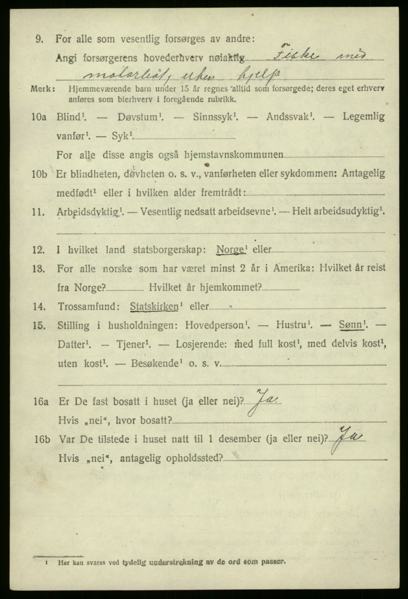 SAB, 1920 census for Kinn, 1920, p. 5132