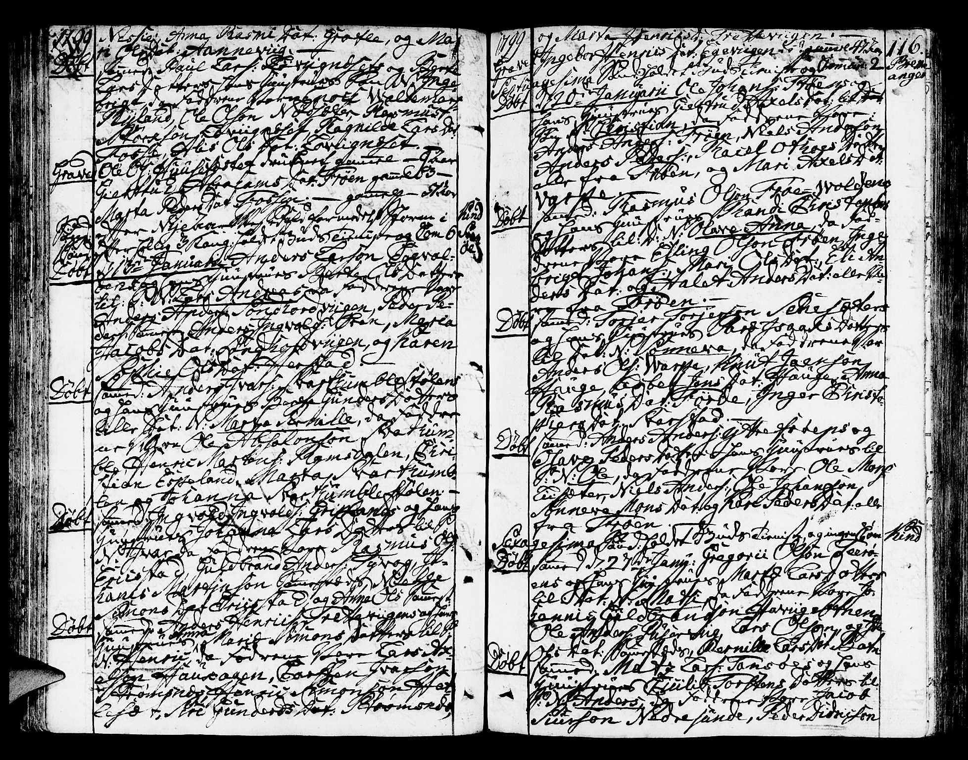 Kinn sokneprestembete, SAB/A-80801/H/Haa/Haaa/L0003: Parish register (official) no. A 3, 1785-1821, p. 116