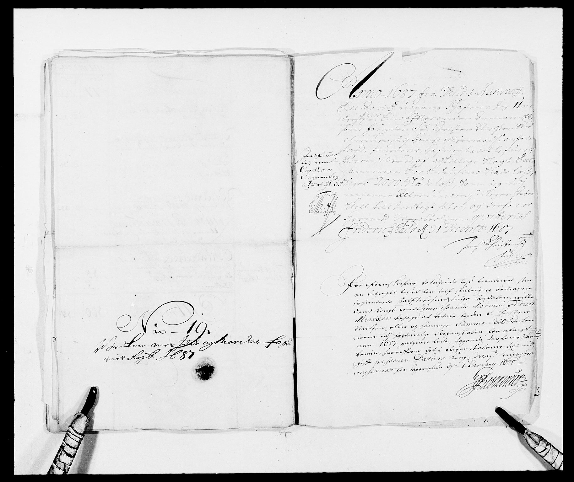 Rentekammeret inntil 1814, Reviderte regnskaper, Fogderegnskap, AV/RA-EA-4092/R01/L0007: Fogderegnskap Idd og Marker, 1687-1688, p. 21