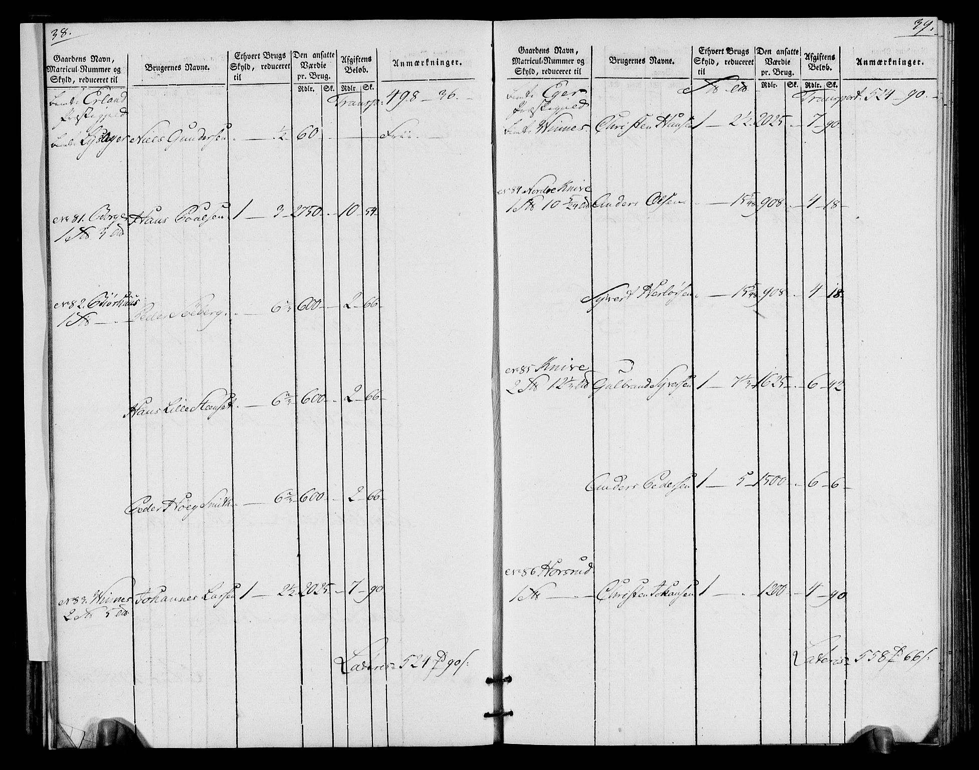 Rentekammeret inntil 1814, Realistisk ordnet avdeling, AV/RA-EA-4070/N/Ne/Nea/L0065: Buskerud fogderi. Oppebørselsregister for Eiker, Modum og Sigdal prestegjeld, 1803-1804, p. 23