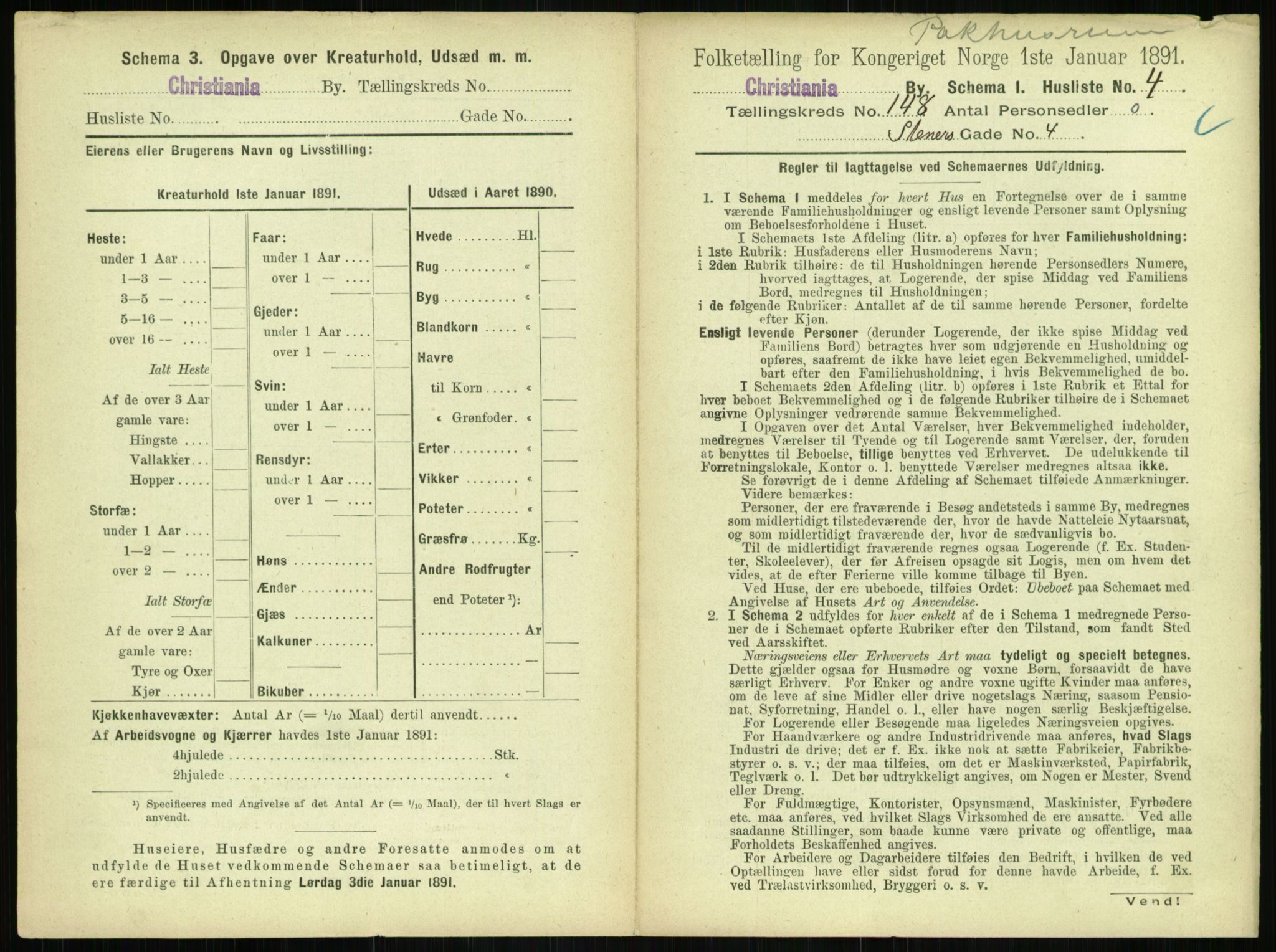 RA, 1891 census for 0301 Kristiania, 1891, p. 82282