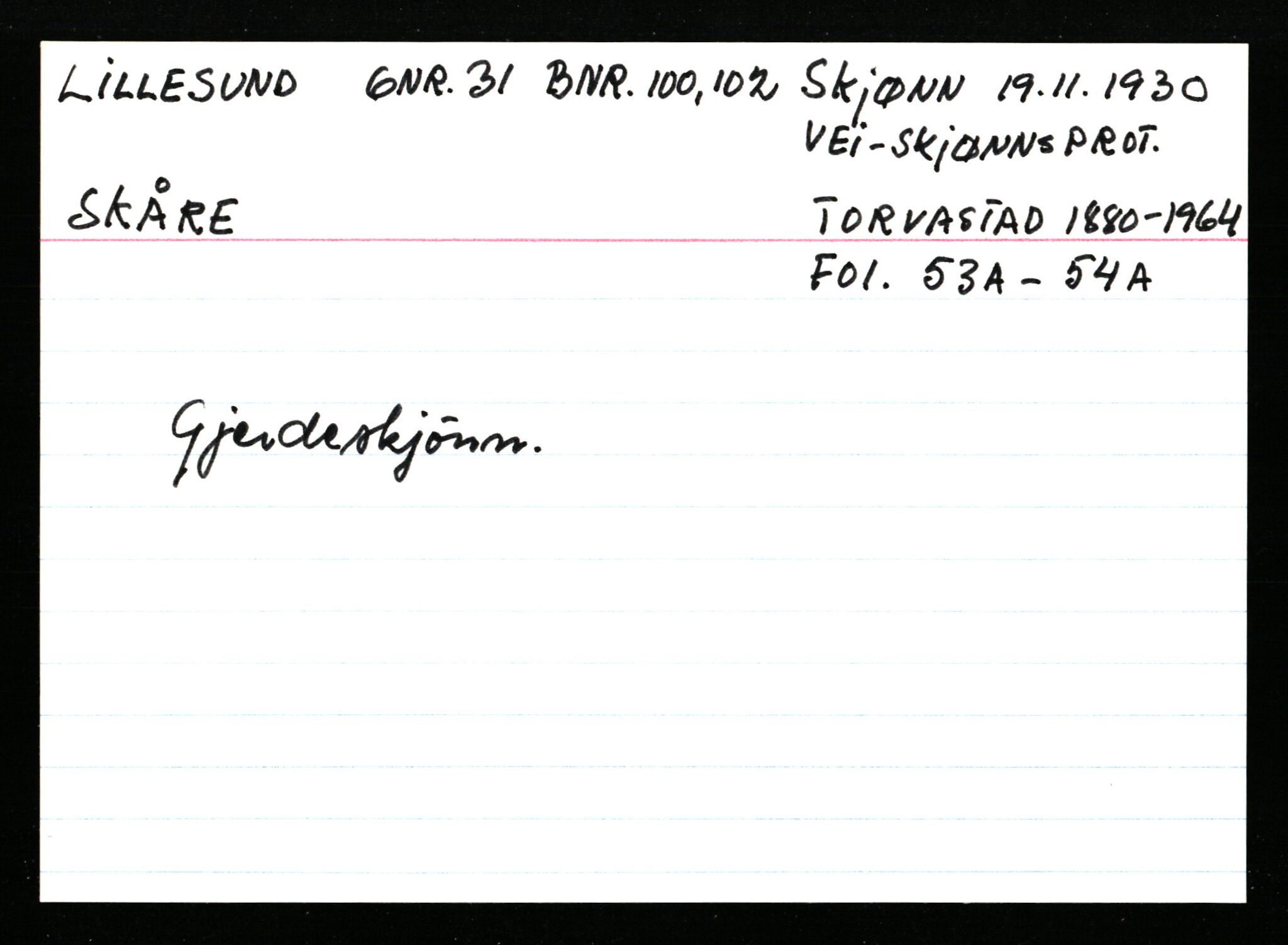 Statsarkivet i Stavanger, AV/SAST-A-101971/03/Y/Ym/L0035: Åstedskort sortert etter gårdsnavn: Leiranger - Lindanger, 1600-1950, p. 593
