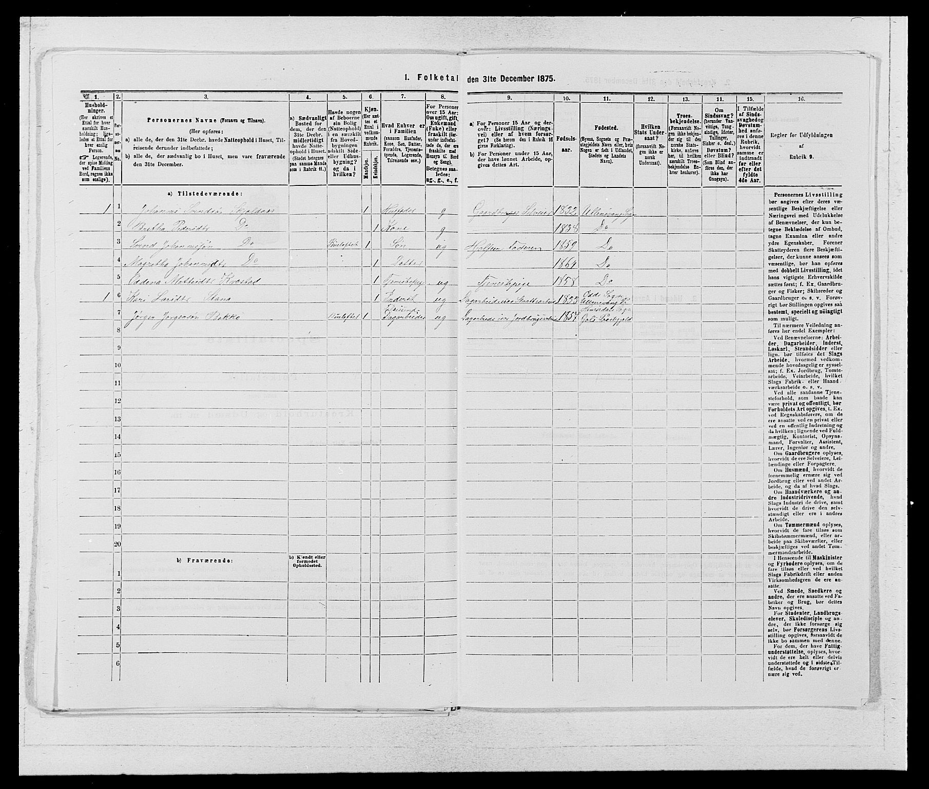 SAB, 1875 census for 1230P Ullensvang, 1875, p. 572