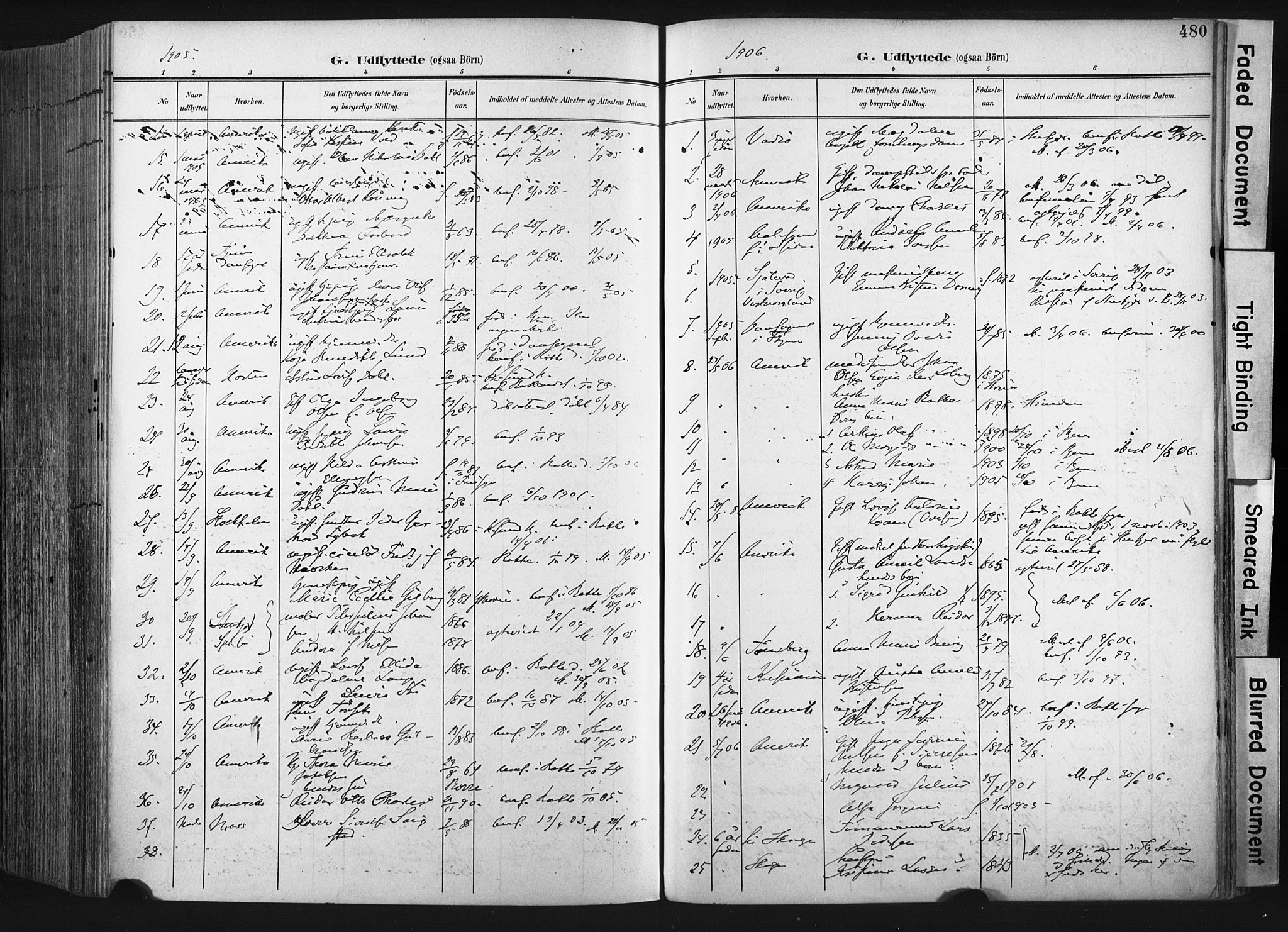 Ministerialprotokoller, klokkerbøker og fødselsregistre - Sør-Trøndelag, SAT/A-1456/604/L0201: Parish register (official) no. 604A21, 1901-1911, p. 480