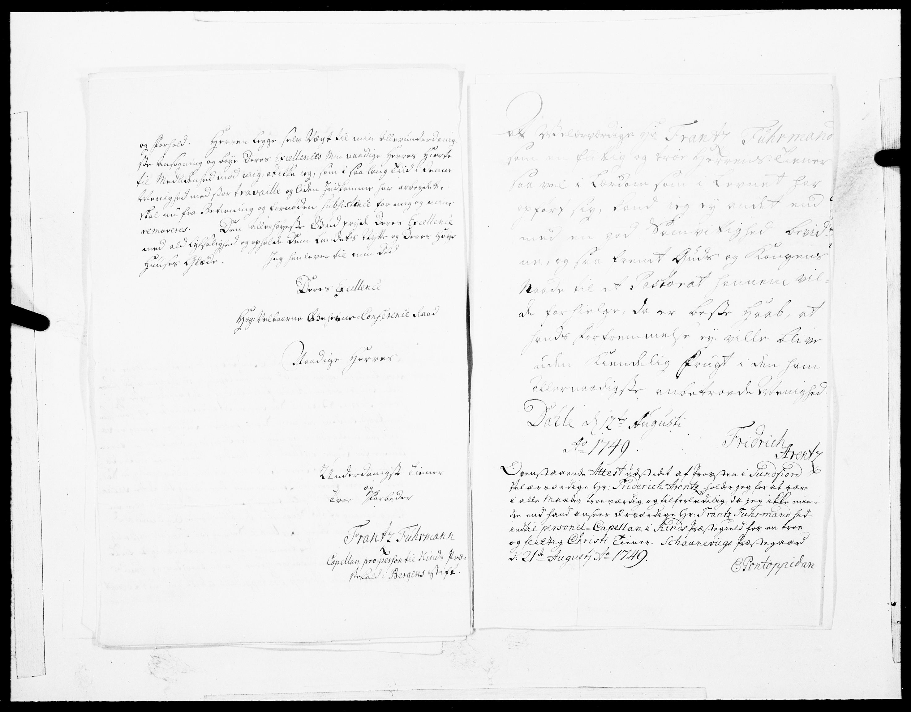 Danske Kanselli 1572-1799, AV/RA-EA-3023/F/Fc/Fcc/Fcca/L0154: Norske innlegg 1572-1799, 1750, p. 8