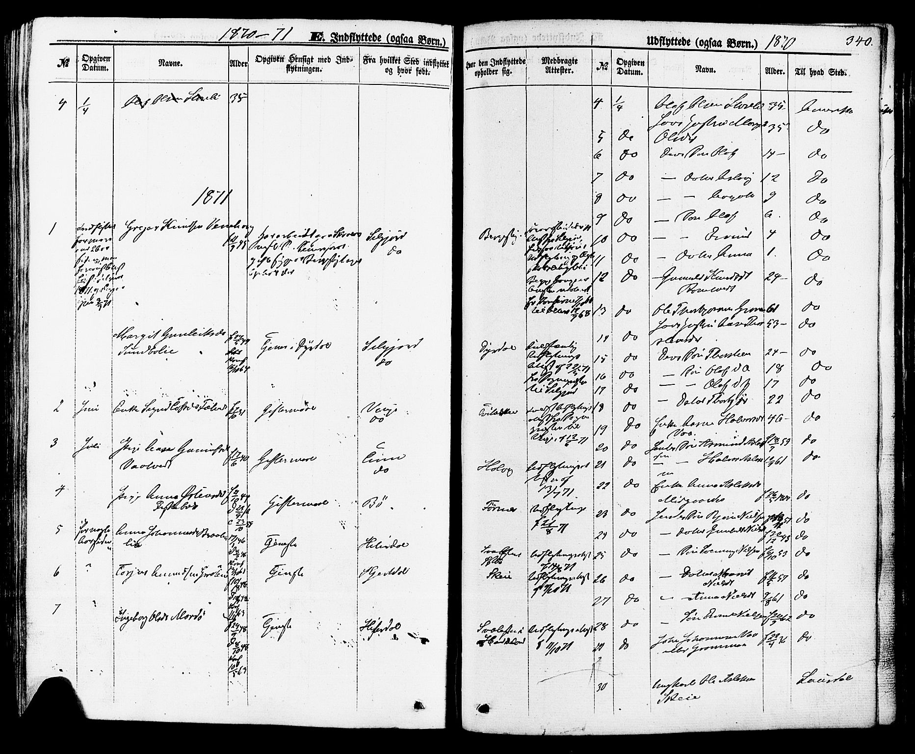 Rauland kirkebøker, SAKO/A-292/F/Fa/L0003: Parish register (official) no. 3, 1859-1886, p. 340