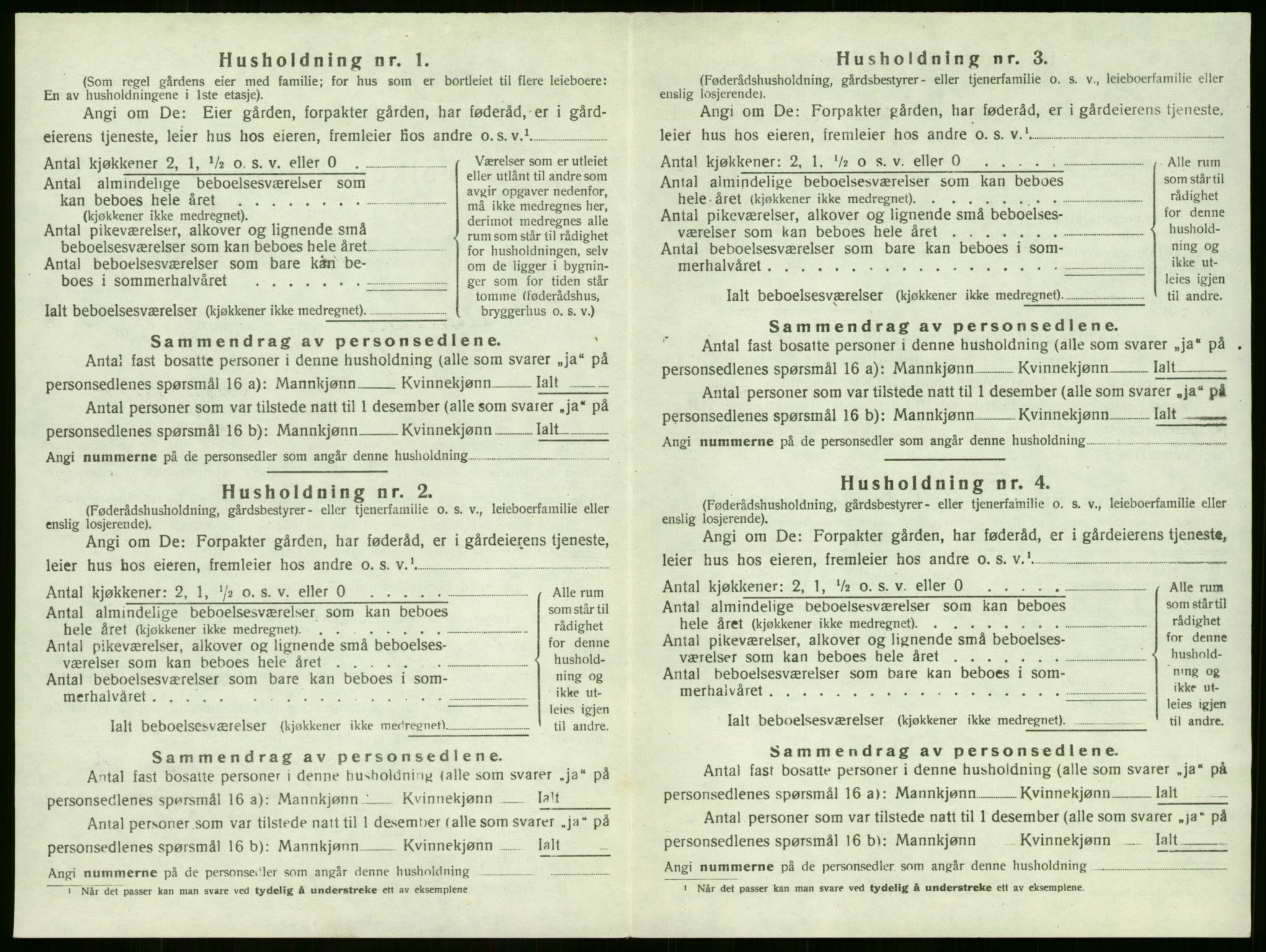 SAKO, 1920 census for Sandeherred, 1920, p. 165