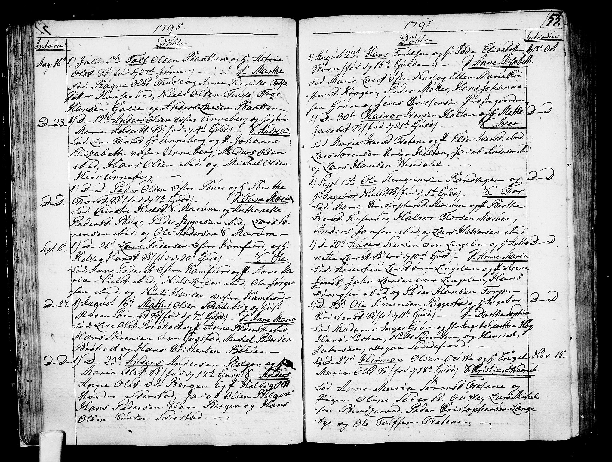 Sandar kirkebøker, AV/SAKO-A-243/F/Fa/L0003: Parish register (official) no. 3, 1789-1814, p. 53