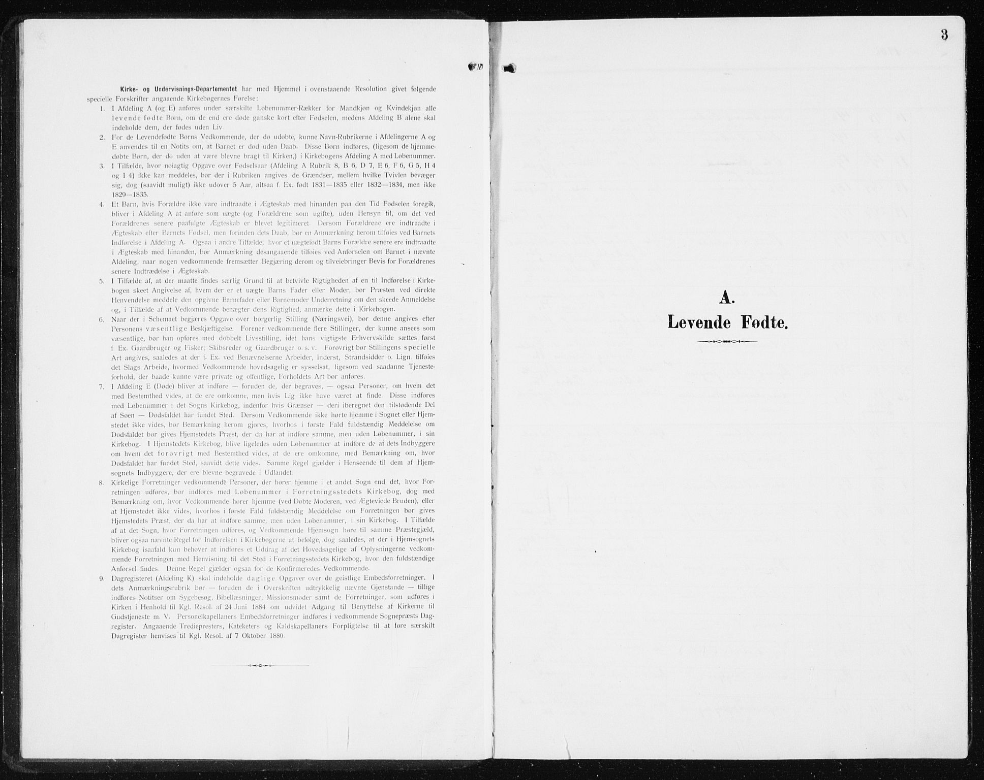 Ministerialprotokoller, klokkerbøker og fødselsregistre - Møre og Romsdal, SAT/A-1454/515/L0216: Parish register (copy) no. 515C03, 1906-1941, p. 3