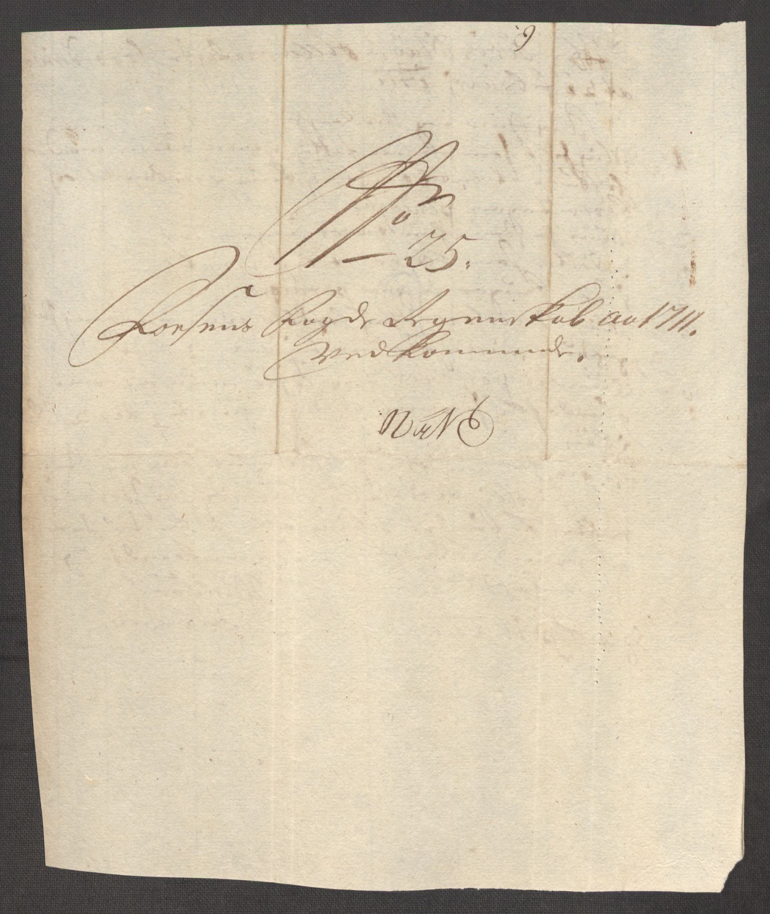 Rentekammeret inntil 1814, Reviderte regnskaper, Fogderegnskap, RA/EA-4092/R57/L3860: Fogderegnskap Fosen, 1711, p. 345