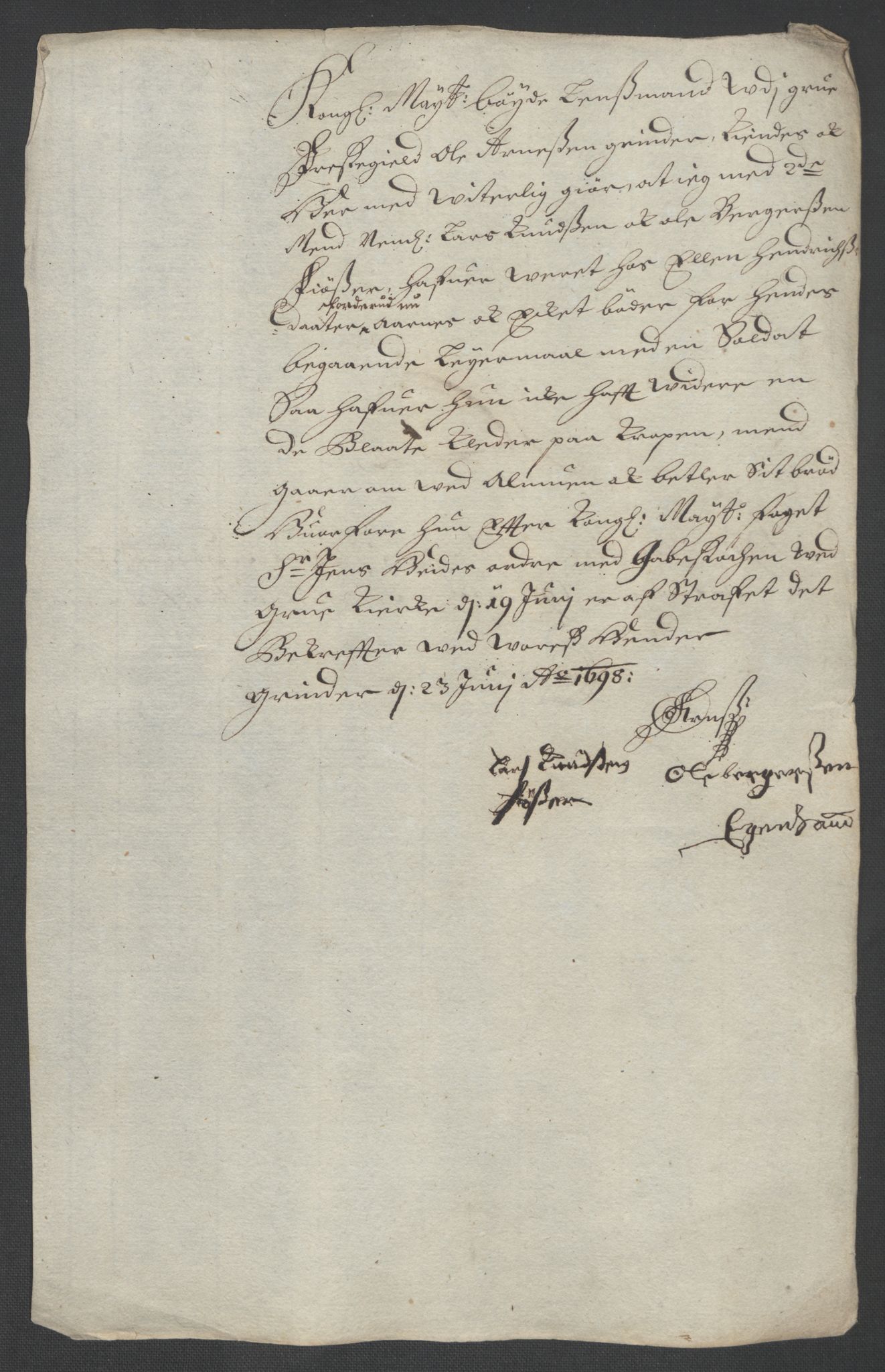 Rentekammeret inntil 1814, Reviderte regnskaper, Fogderegnskap, RA/EA-4092/R13/L0836: Fogderegnskap Solør, Odal og Østerdal, 1698, p. 21