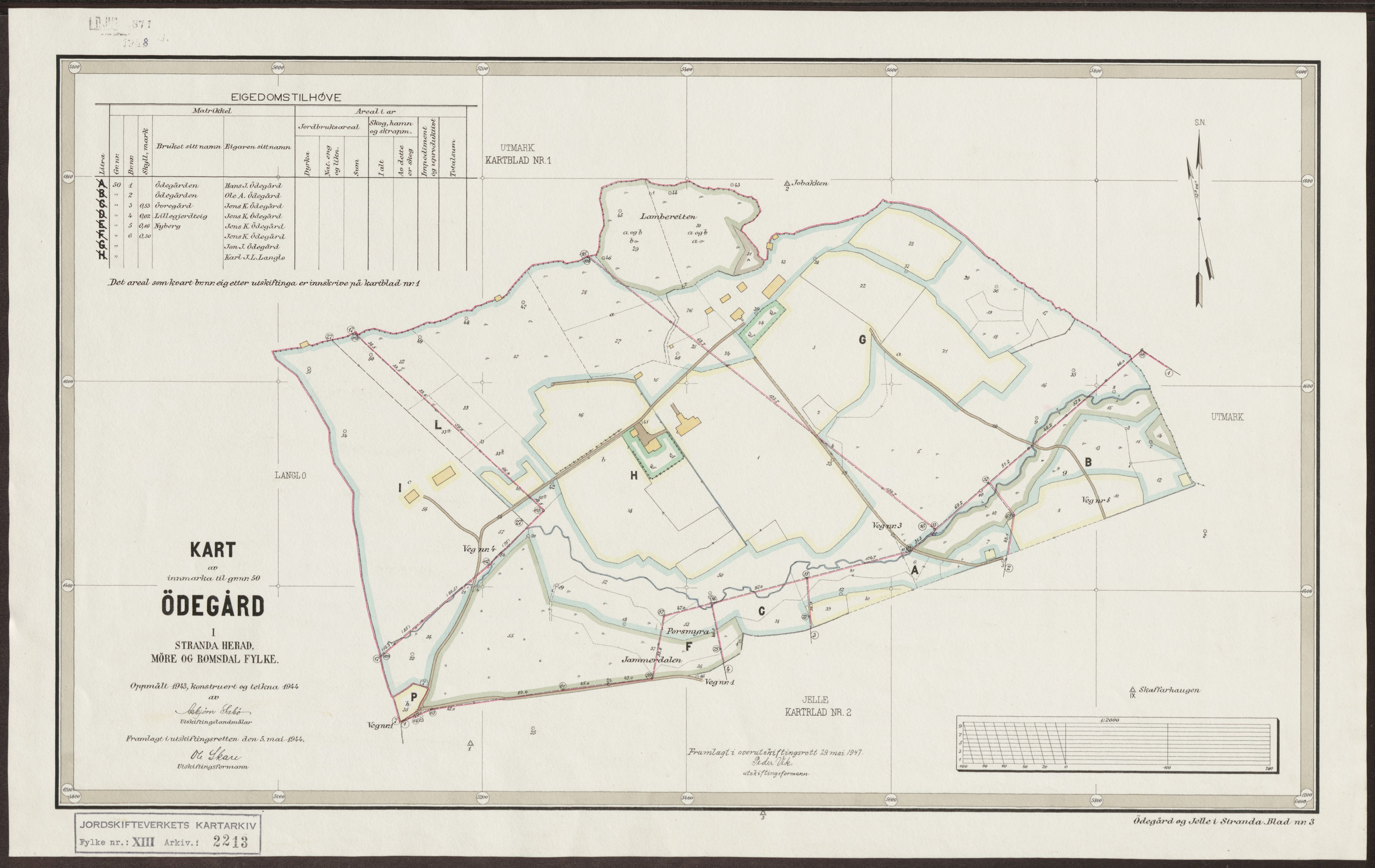 Jordskifteverkets kartarkiv, AV/RA-S-3929/T, 1859-1988, p. 2741