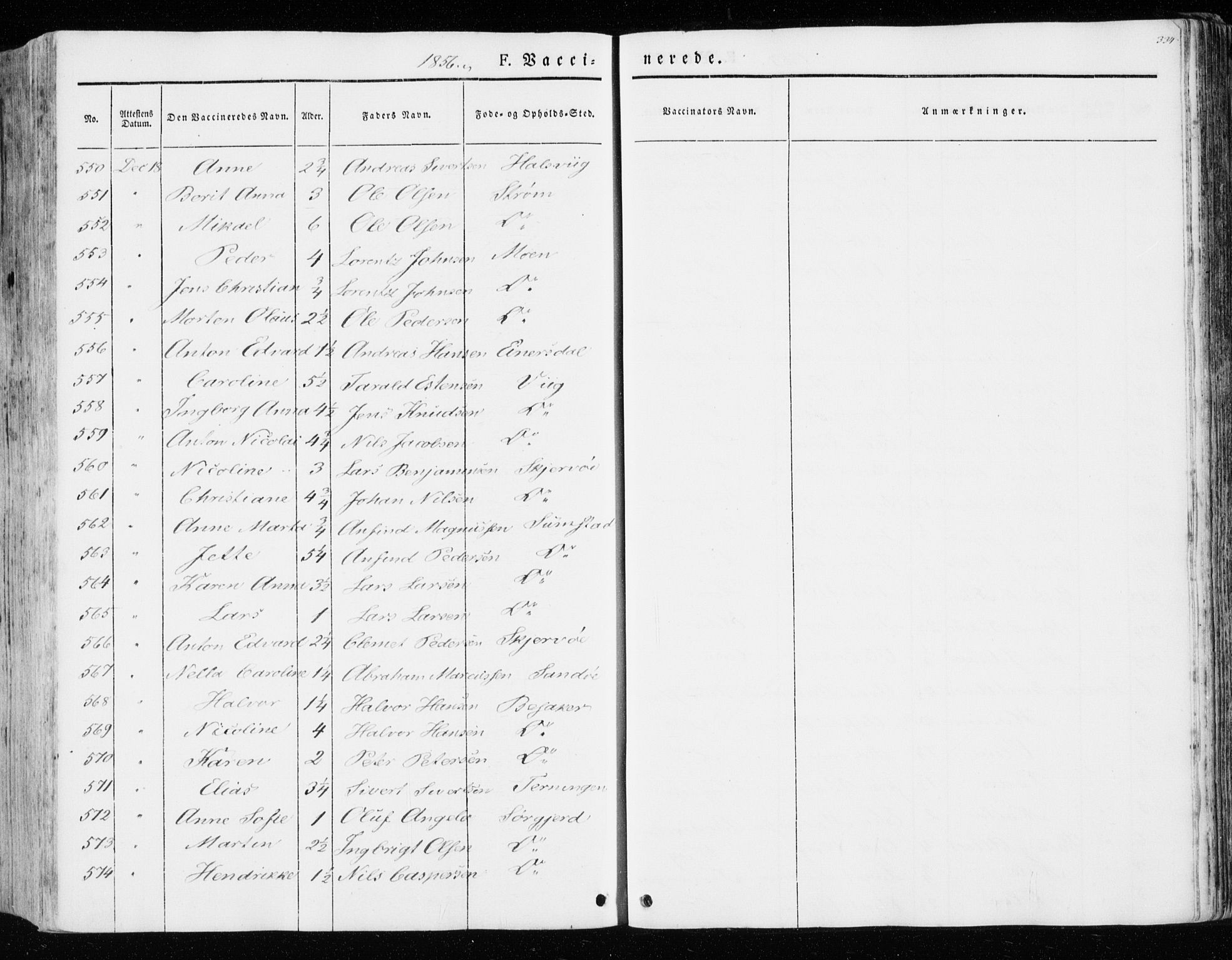 Ministerialprotokoller, klokkerbøker og fødselsregistre - Sør-Trøndelag, SAT/A-1456/657/L0704: Parish register (official) no. 657A05, 1846-1857, p. 334