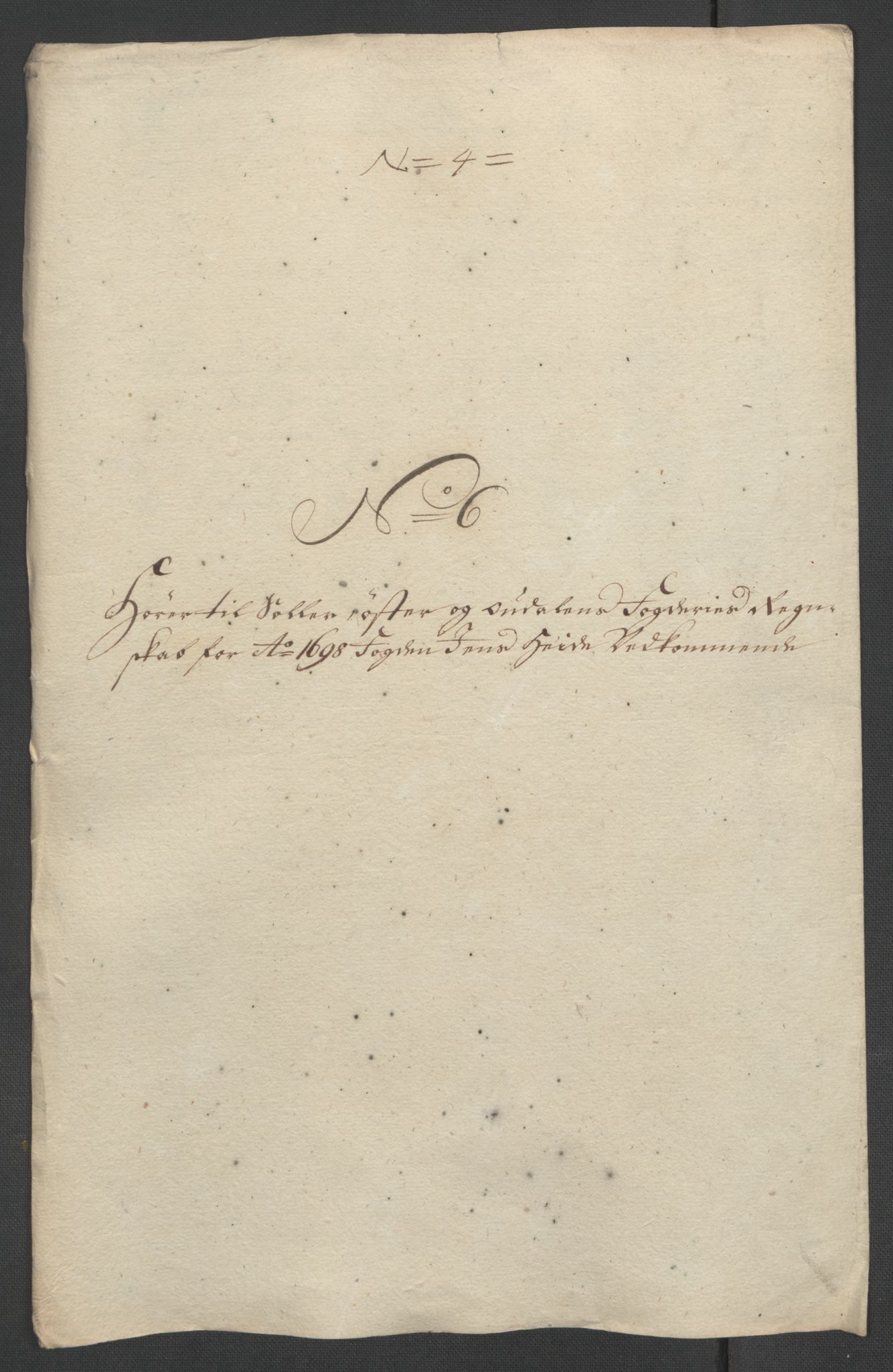 Rentekammeret inntil 1814, Reviderte regnskaper, Fogderegnskap, RA/EA-4092/R13/L0836: Fogderegnskap Solør, Odal og Østerdal, 1698, p. 41