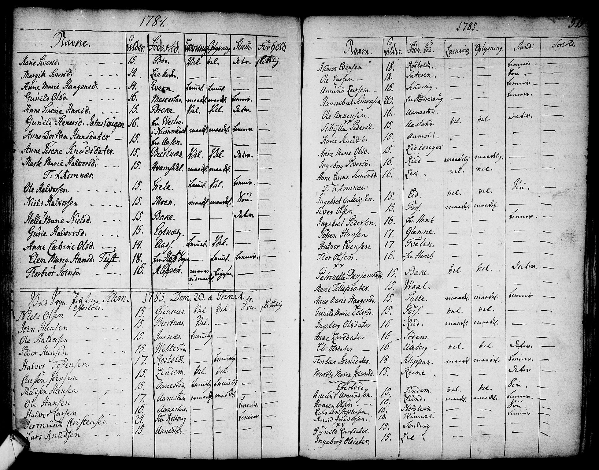 Sandsvær kirkebøker, AV/SAKO-A-244/F/Fa/L0002a: Parish register (official) no. I 2, 1725-1809, p. 519