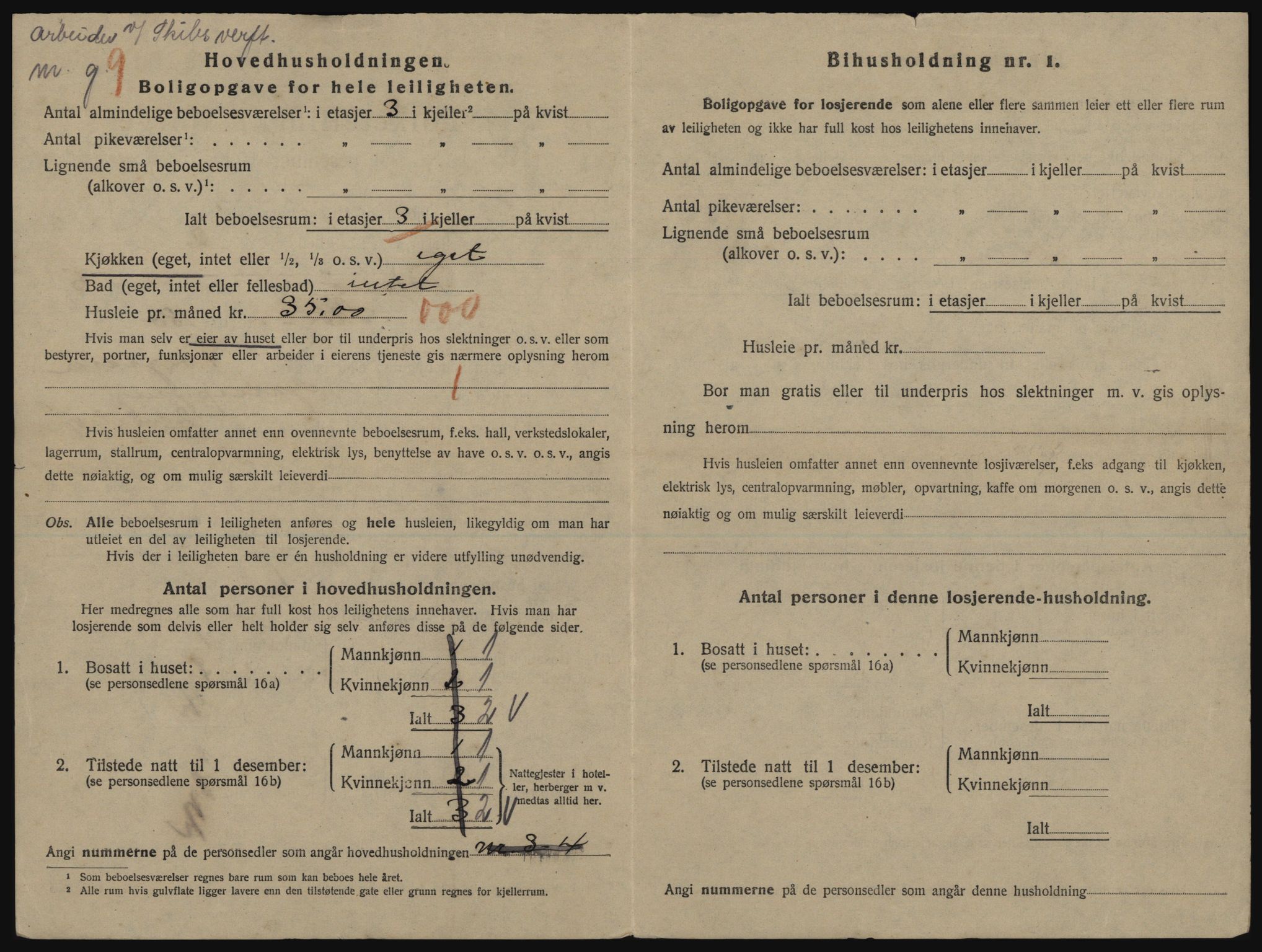 SATØ, 1920 census for Tromsø, 1920, p. 4060