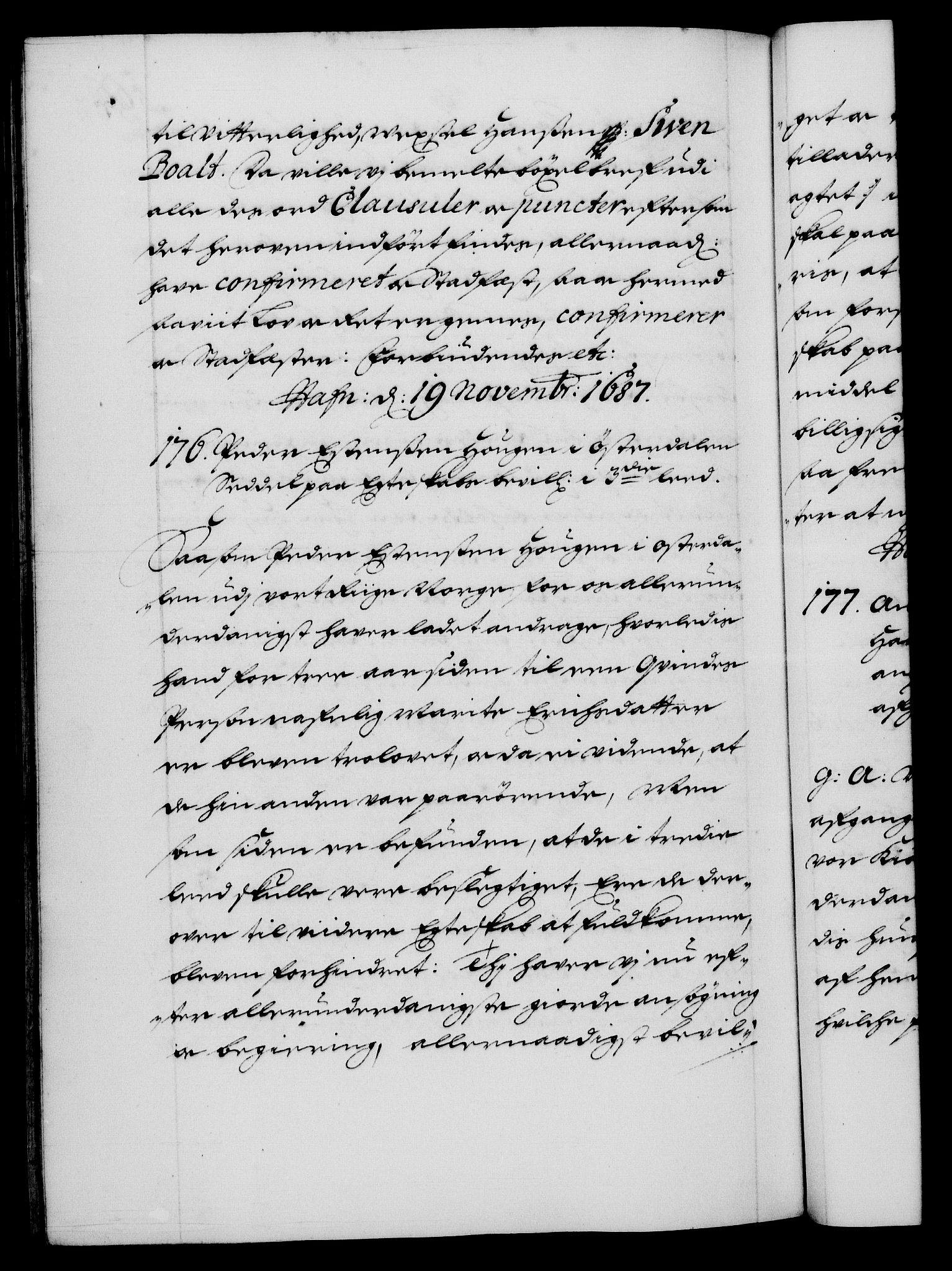 Danske Kanselli 1572-1799, AV/RA-EA-3023/F/Fc/Fca/Fcaa/L0014: Norske registre (mikrofilm), 1685-1687, p. 566b